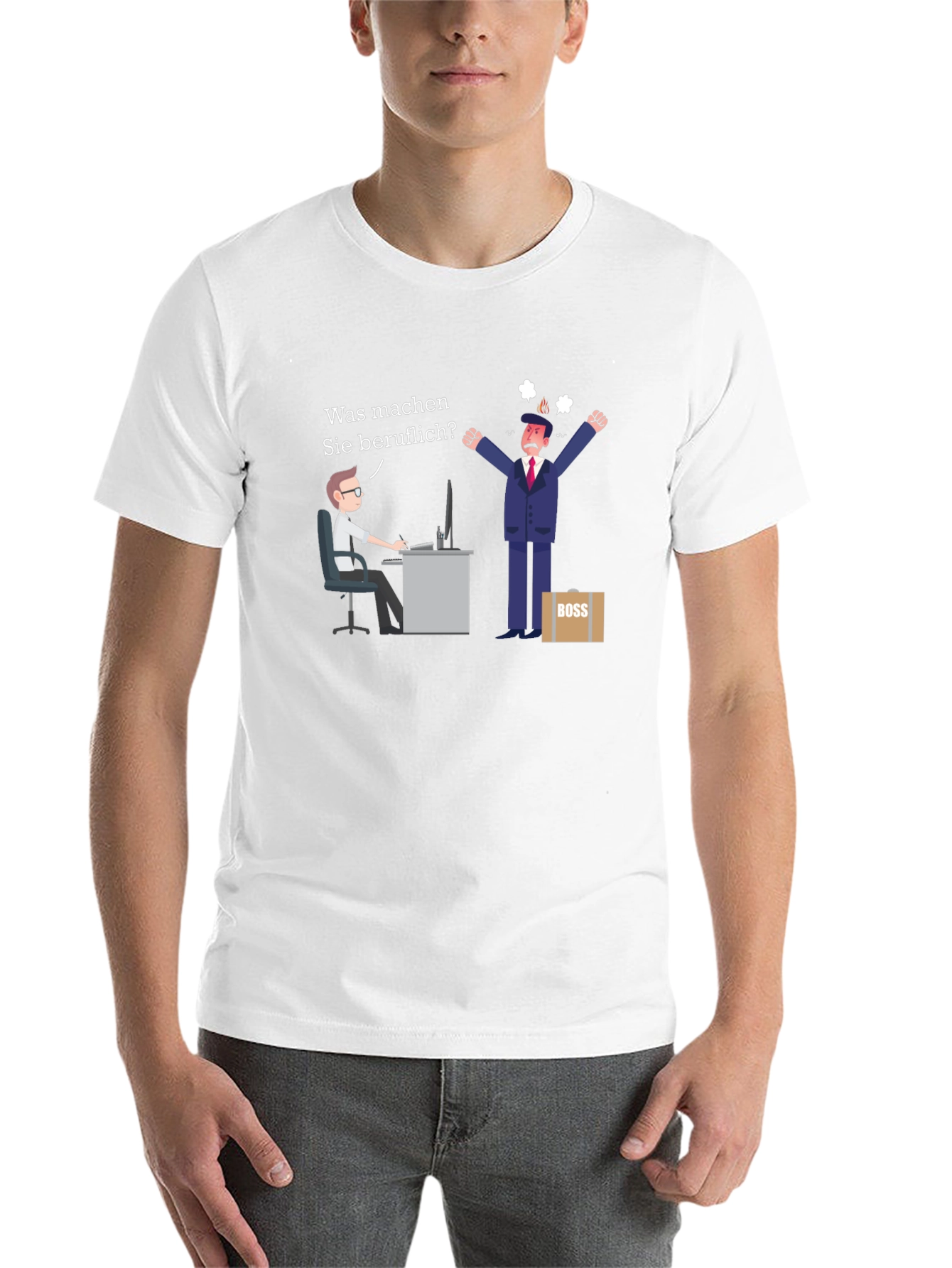 Black Funny Job T-Shirt - Was machen Sie beruflich? view 14