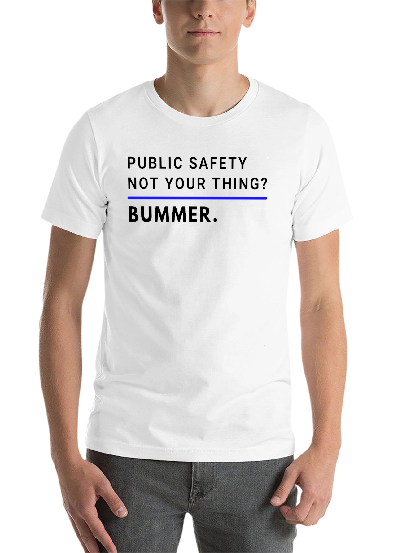 Black Public Safety - Not Your Thing? T-Shirt view 14