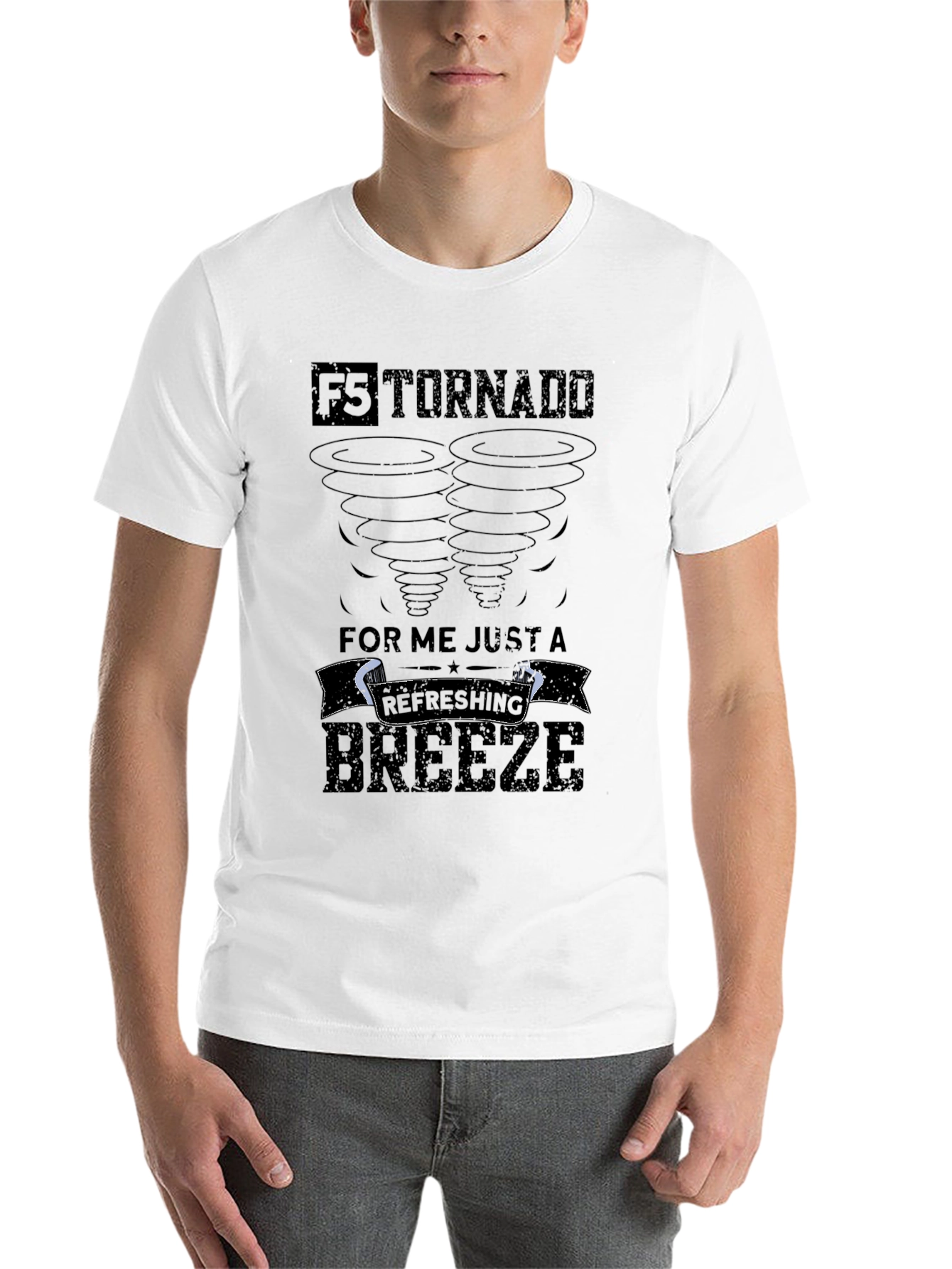 Black F5 Tornado Refreshing Breeze Graphic Tee view 14