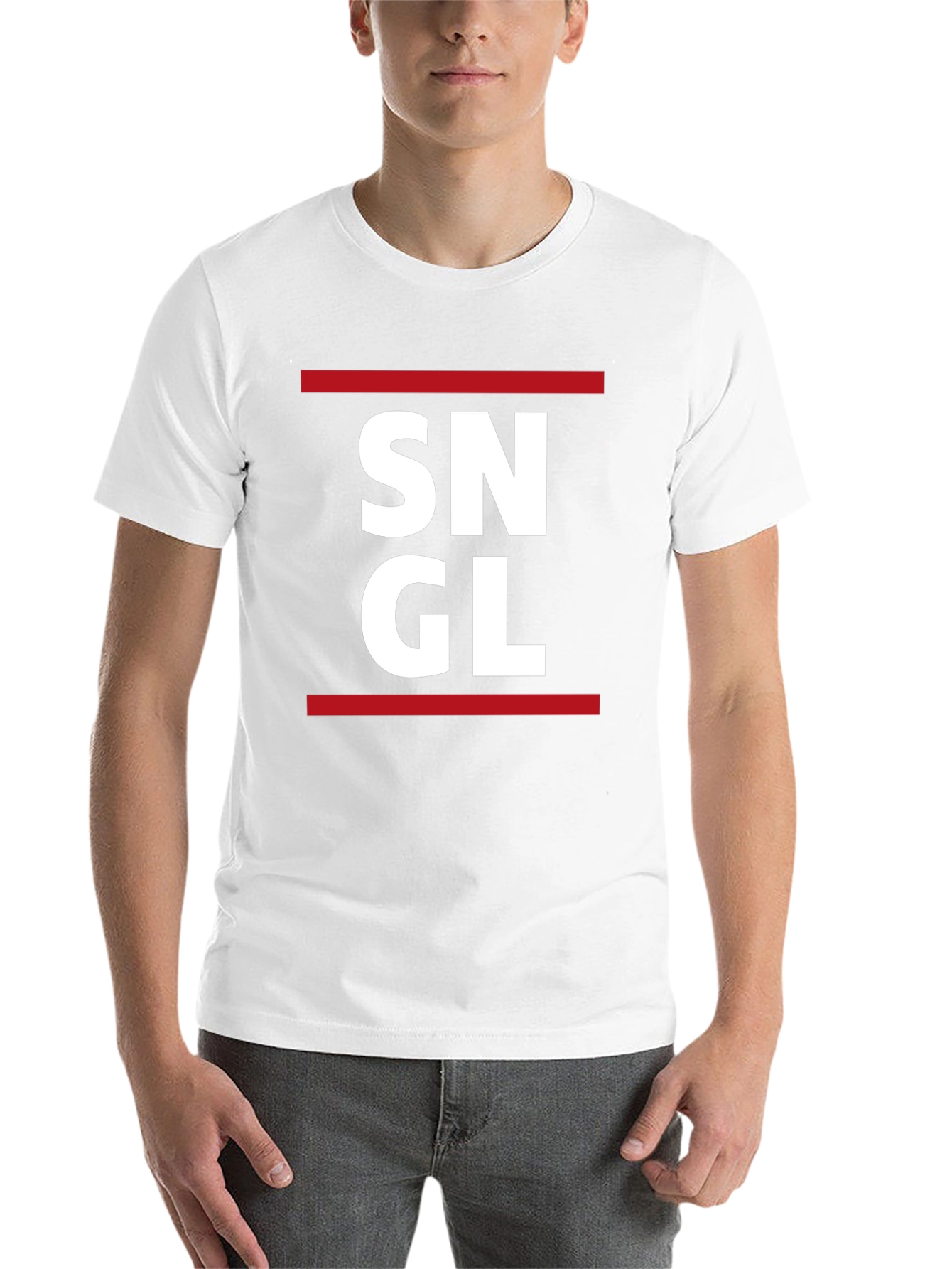 Black SNGL Black Graphic Tee view 14