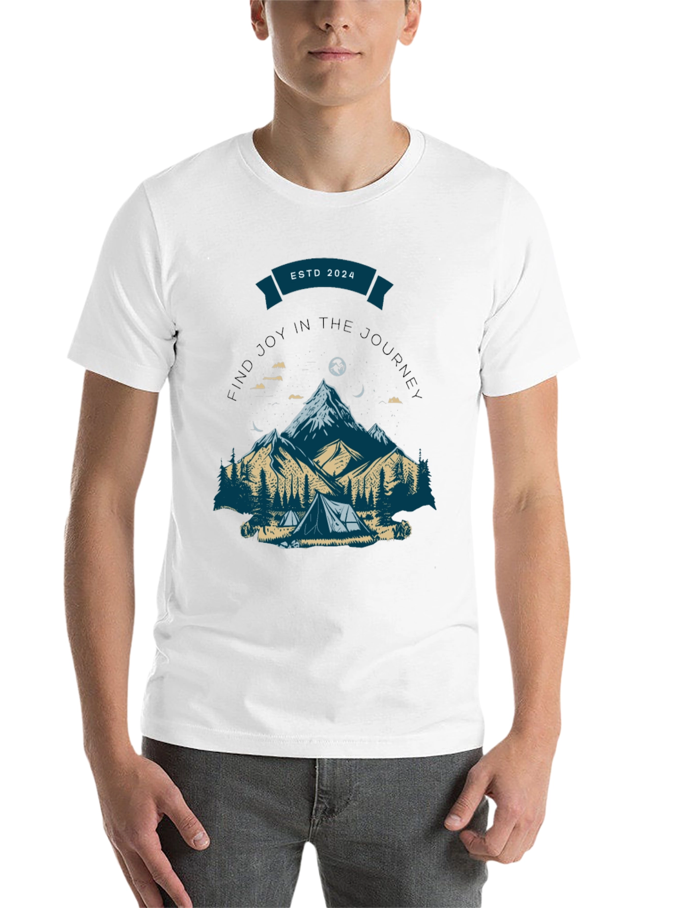 Black Mountain Adventure T-Shirt - Find Joy in the Journey view 14