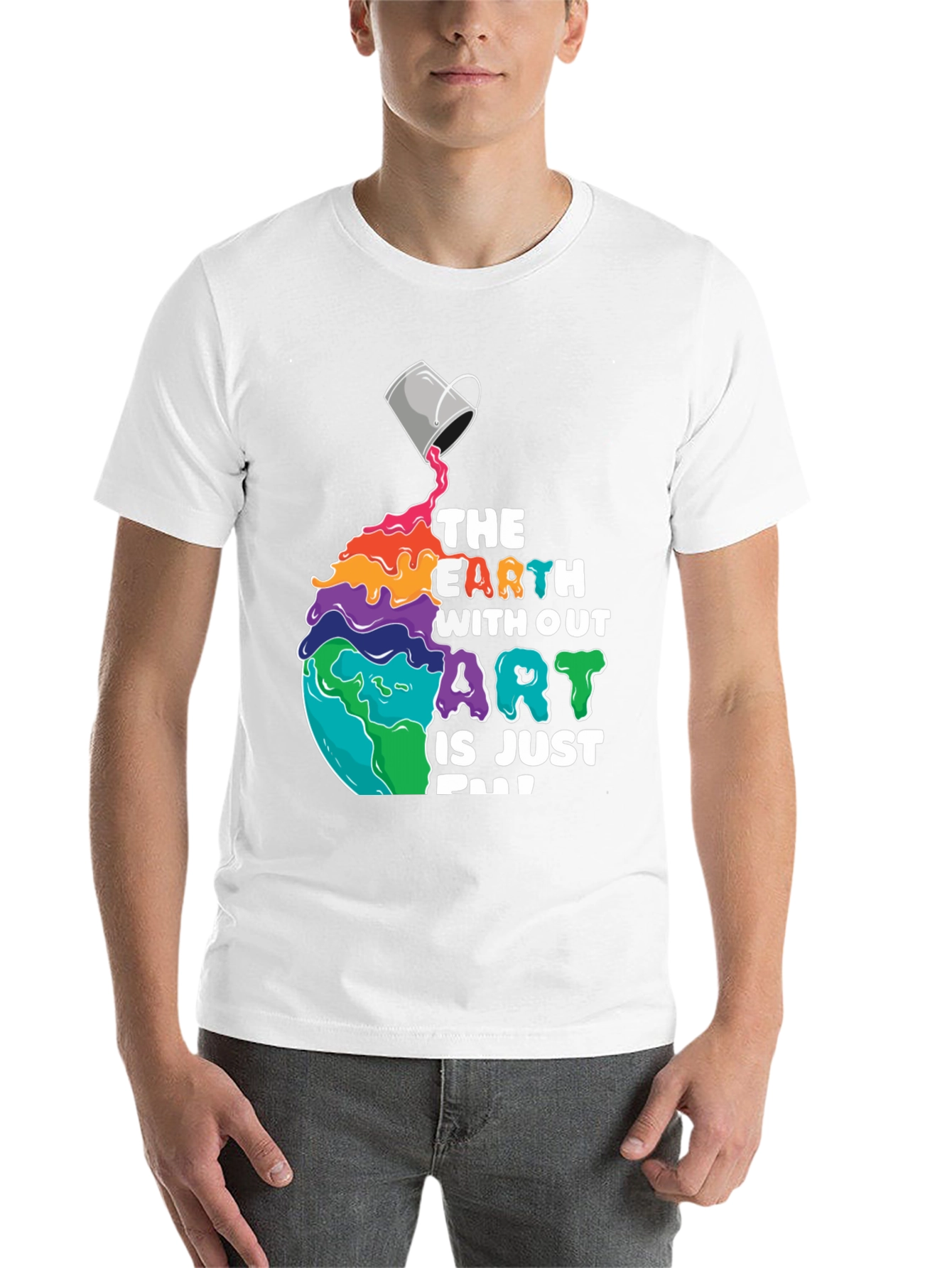 Black Art Lover T-Shirt: The Earth Without Art is Just Eh! view 14