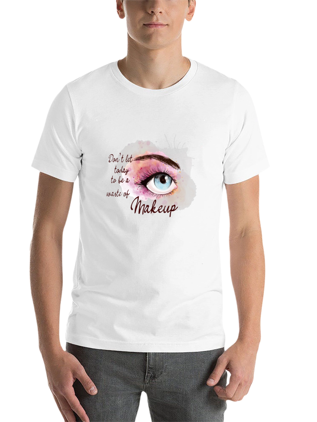 Black Eye Makeup T-Shirt - Stylish Graphic Tee view 14
