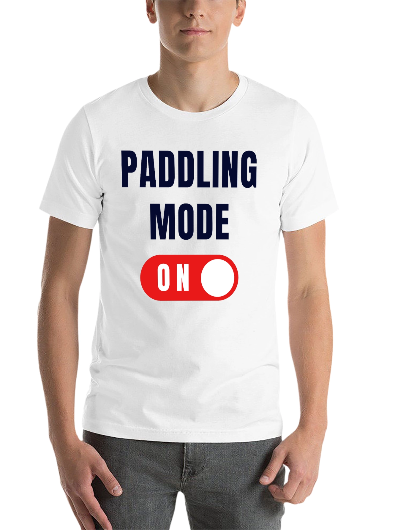 Black Paddling Mode On T-Shirt view 14