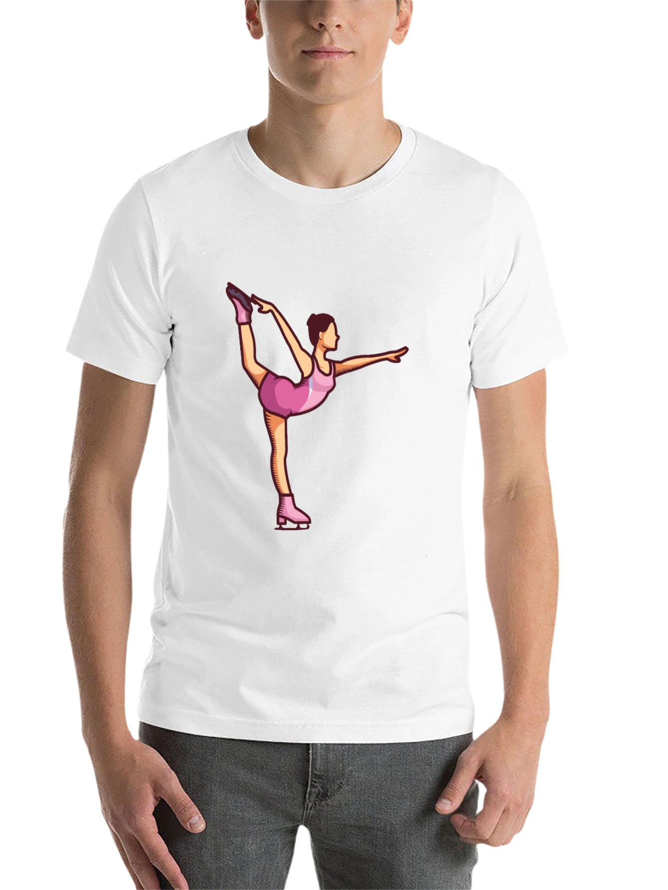 Black Figure Skating Graphic Tee view 14