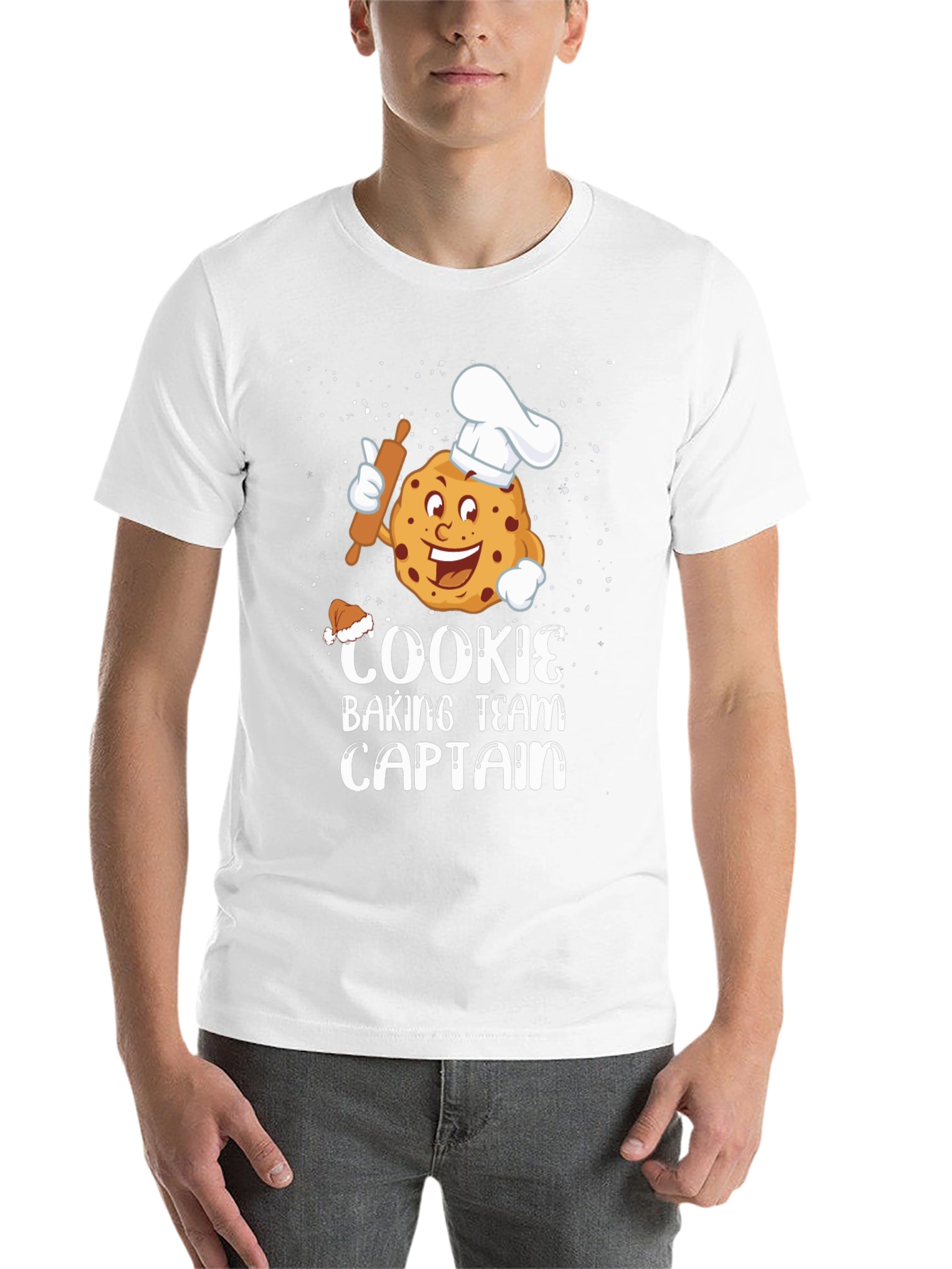 Black Cookie Baking Team Captain T-Shirt view 14