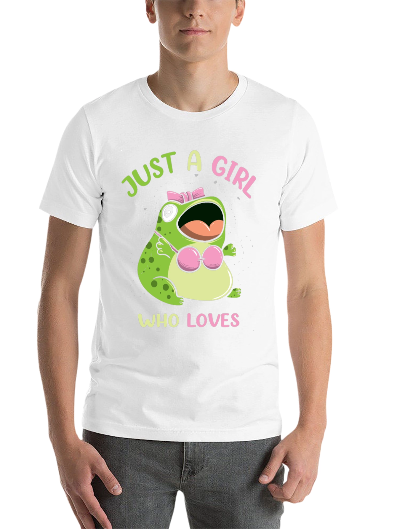 Black Funny Frog Lover T-Shirt view 14