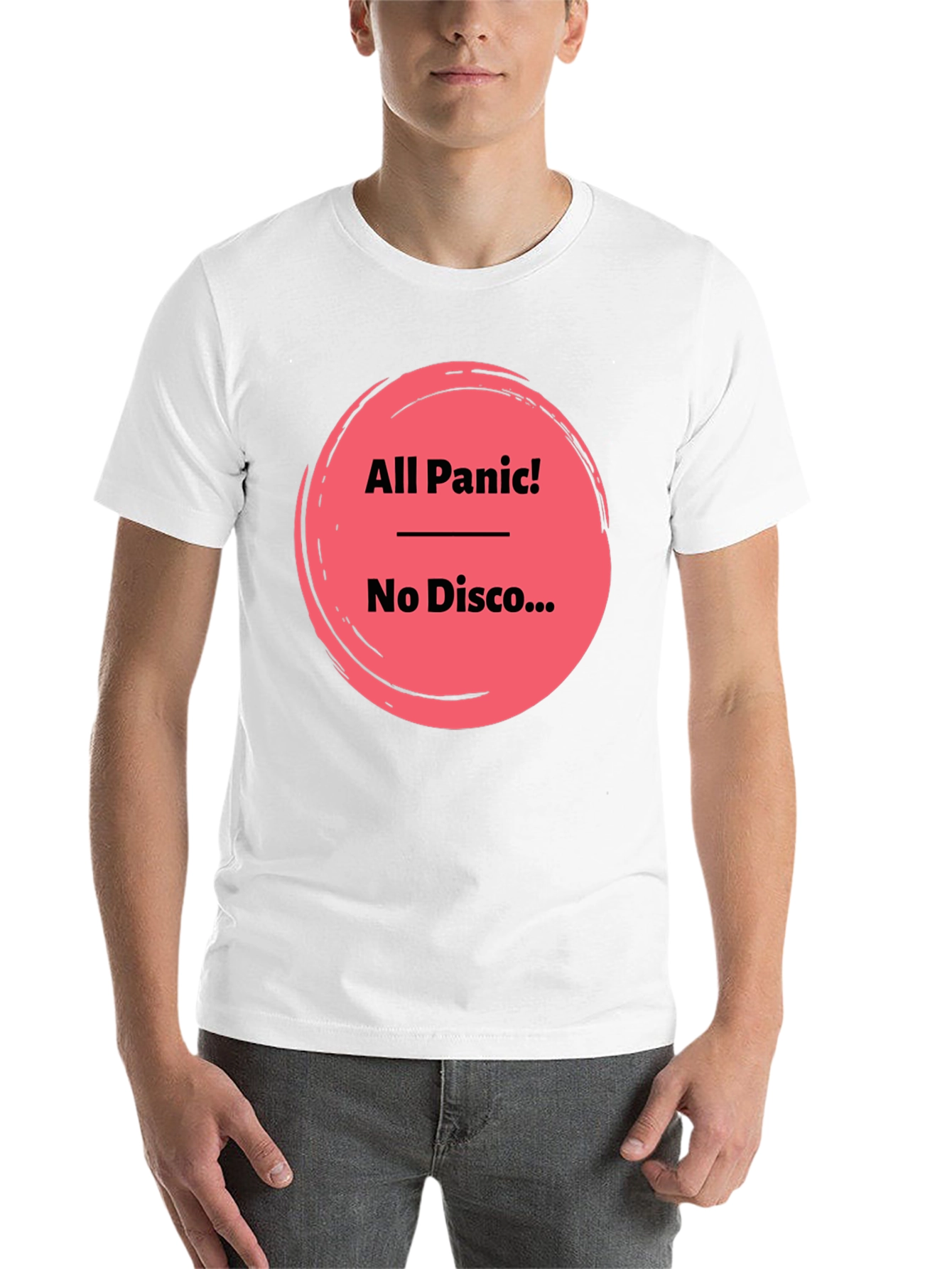 Black All Panic No Disco Black Graphic Tee view 14
