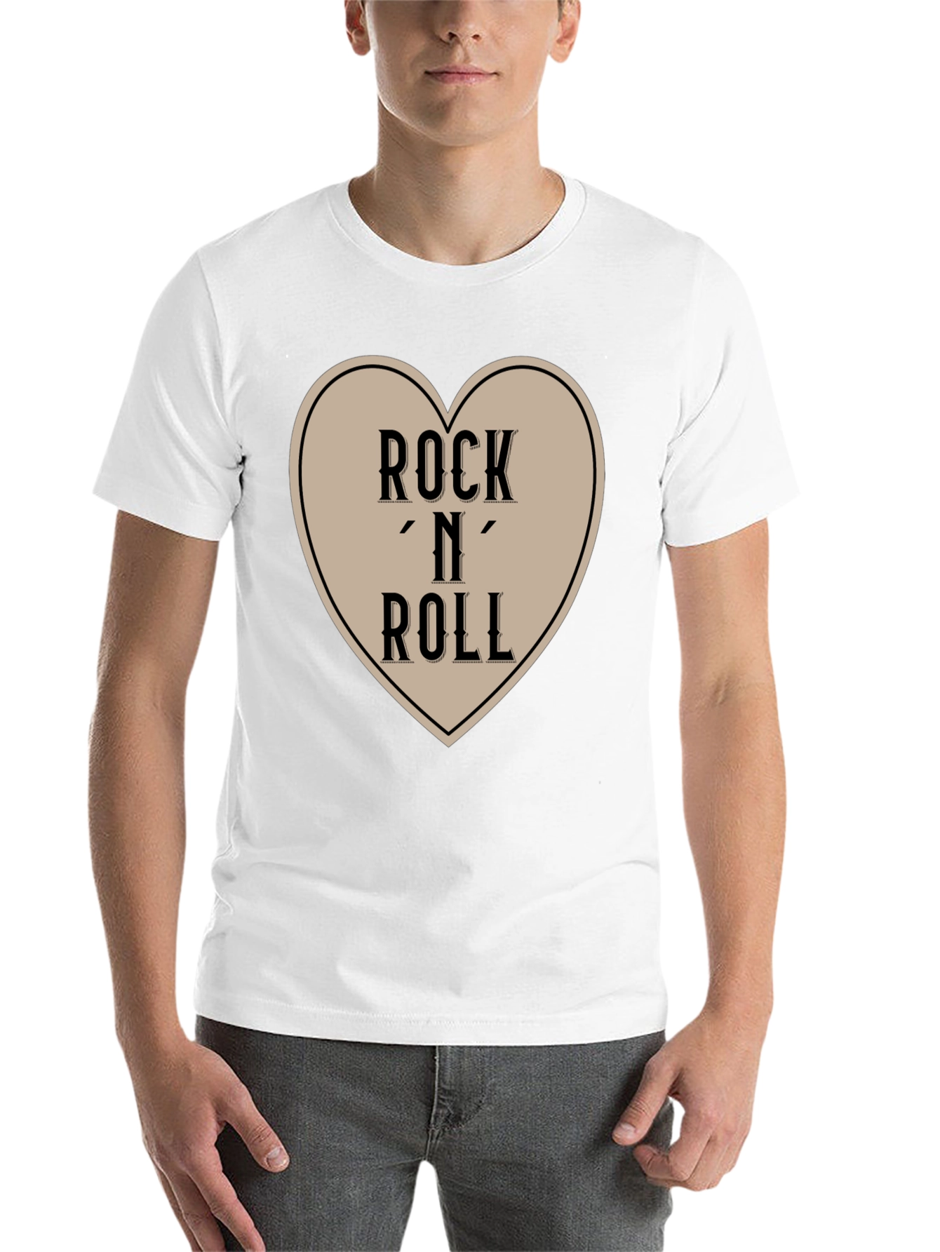 Black Rock 'N' Roll Heart Graphic Tee view 14