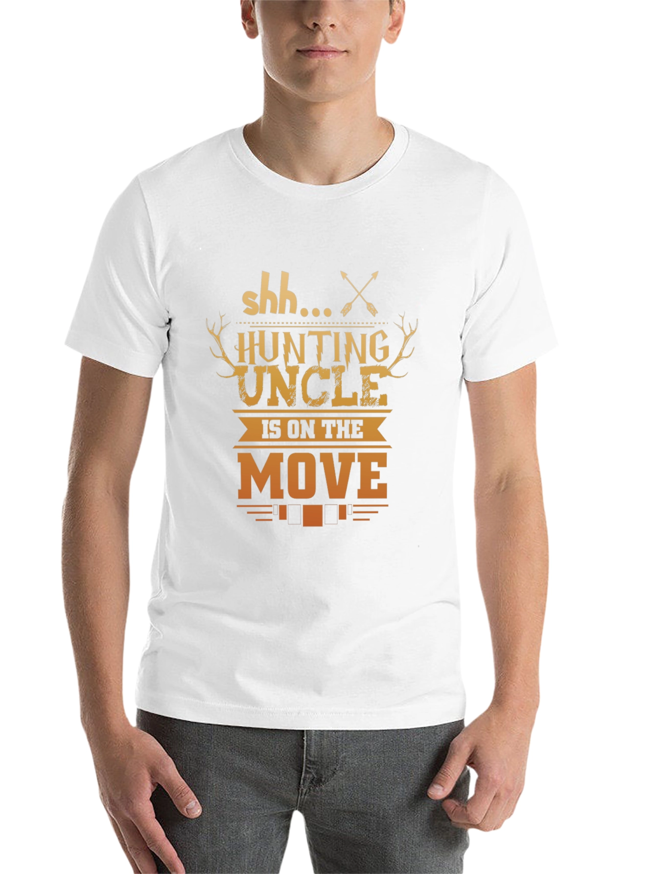 Black Hunting Uncle T-Shirt - On The Move Graphic Tee view 14