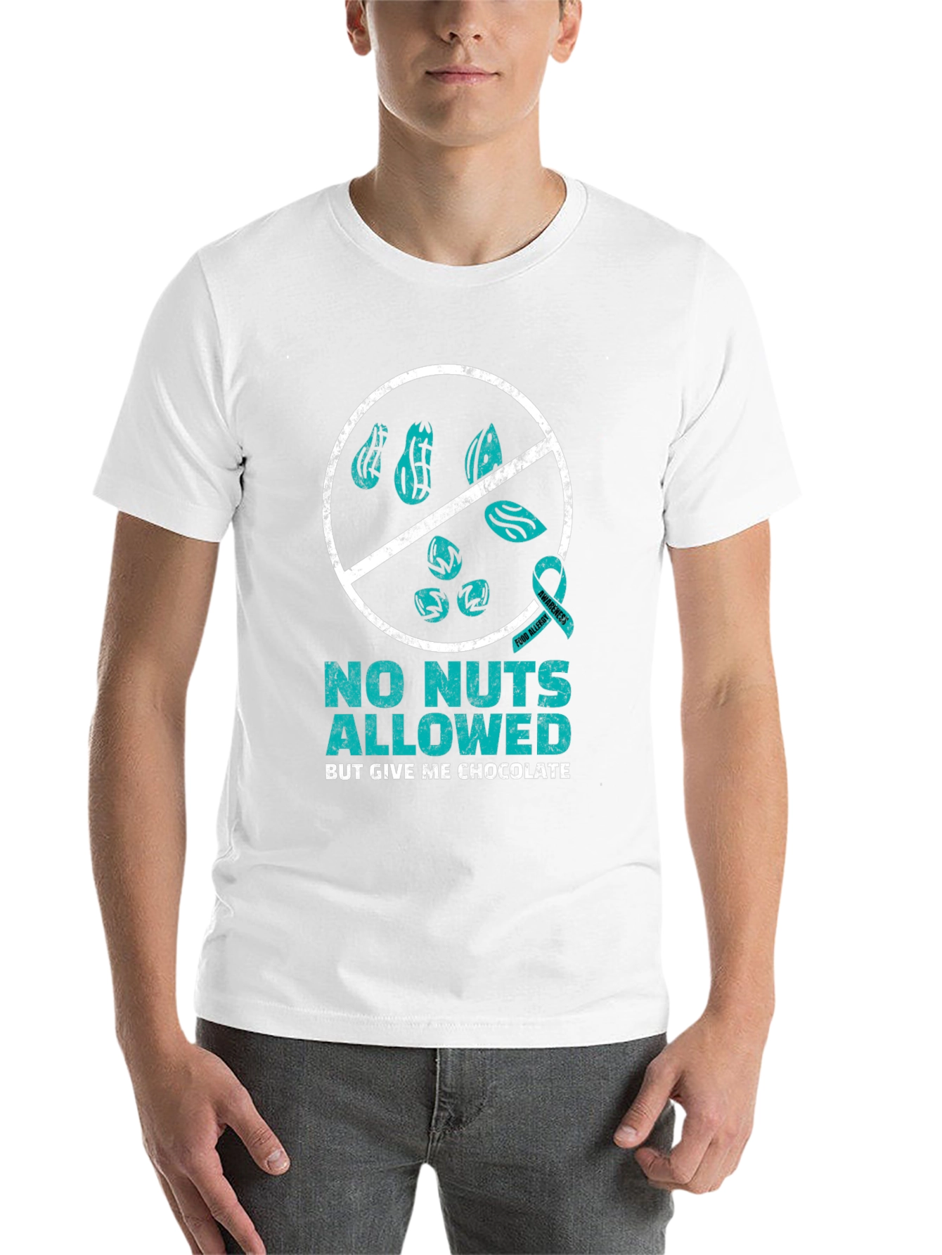 No Nuts Allowed T-Shirt - Food Allergy Awareness - 14