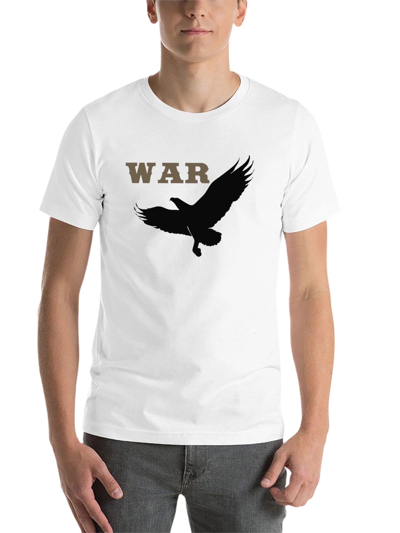 Black Black WAR Eagle Graphic Tee - Mens' Style view 14