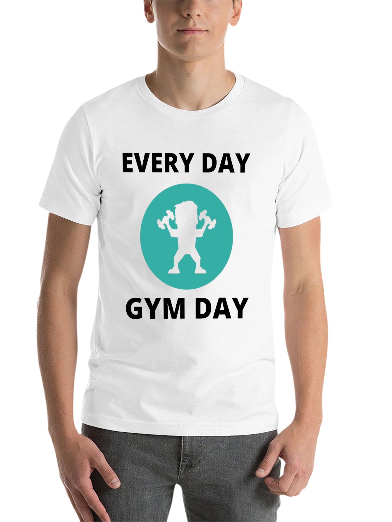 Black Every Day Gym Day Black T-Shirt view 14