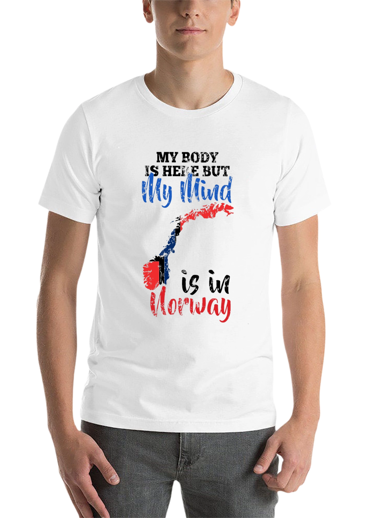 My Mind is in Norway T-Shirt - 14