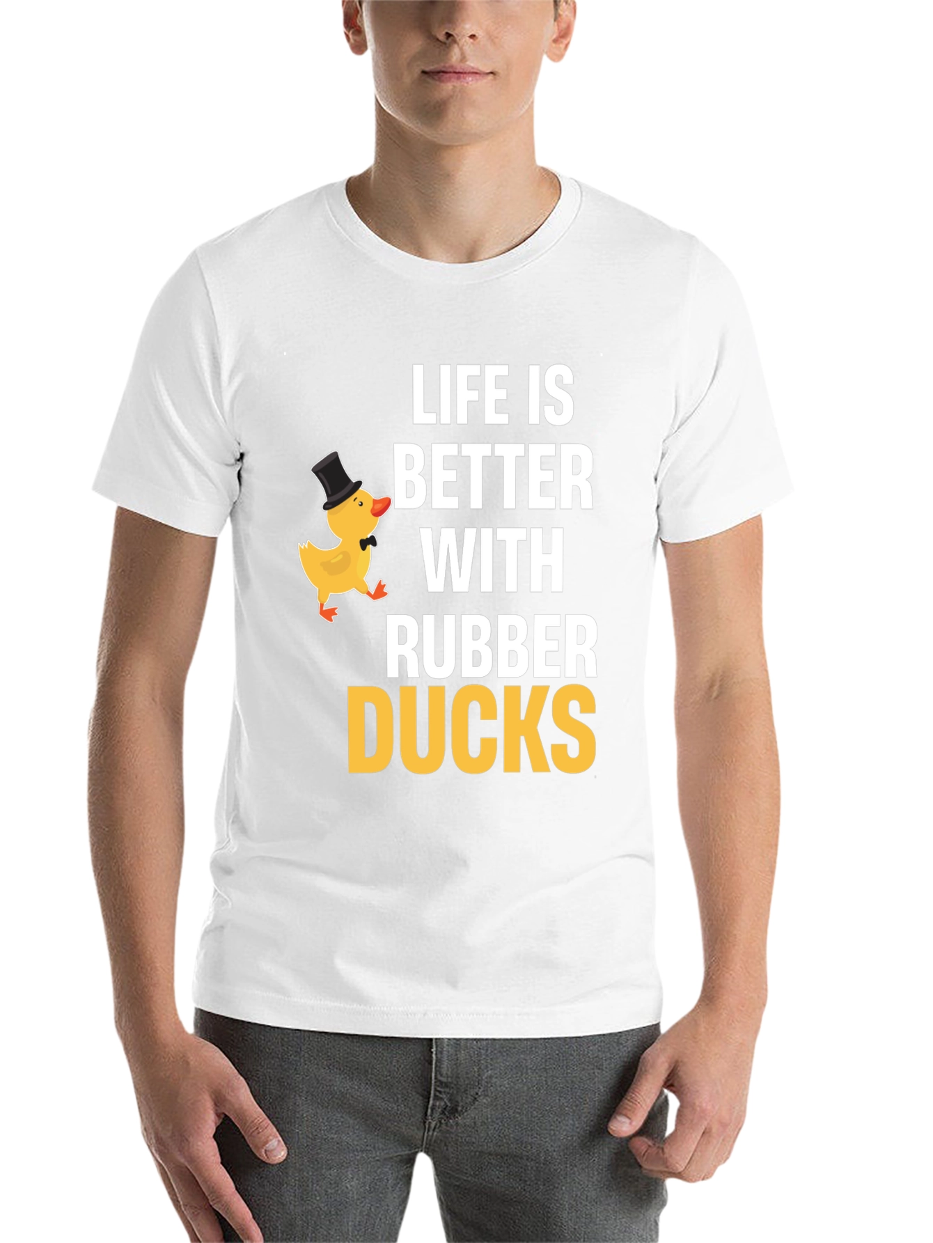 Black Life is Better With Rubber Ducks - Graphic T-Shirt view 14