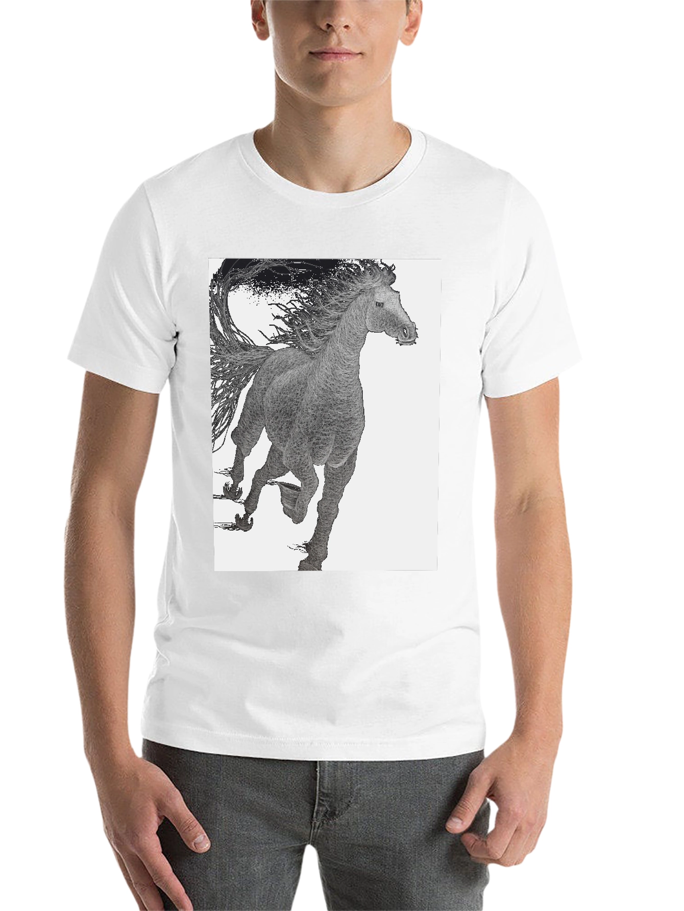 Black Black Horse Graphic Tee view 14