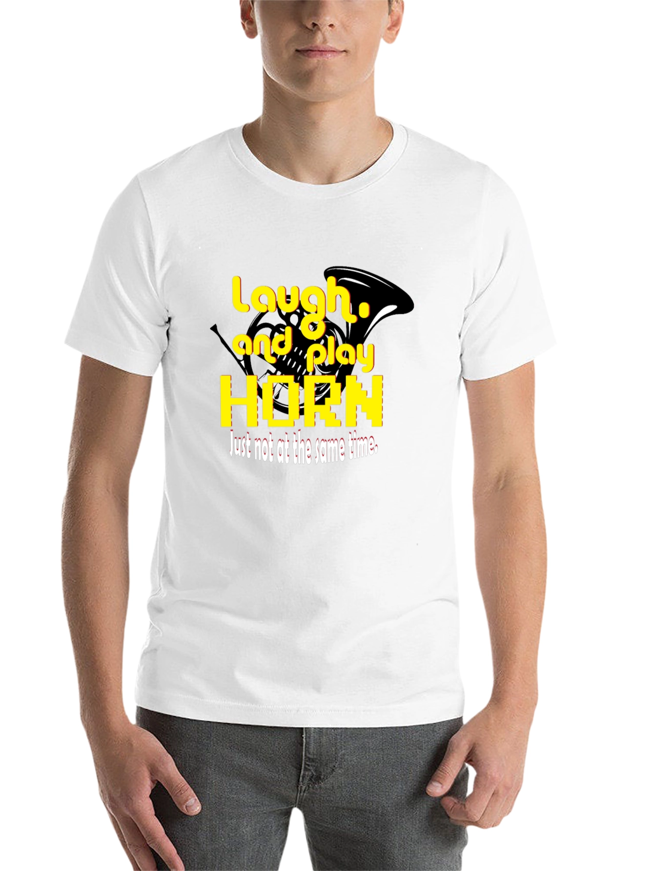 Black Laugh and Play Horn Black T-Shirt view 14
