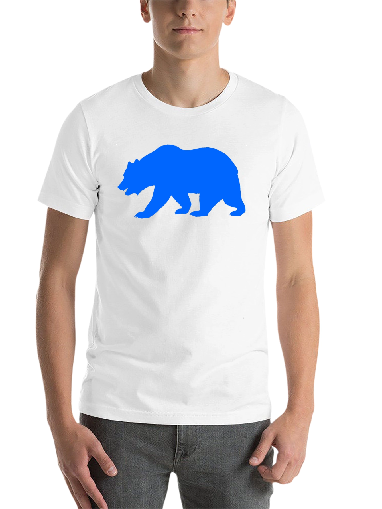 Black Bear Graphic Print Black T-Shirt view 14