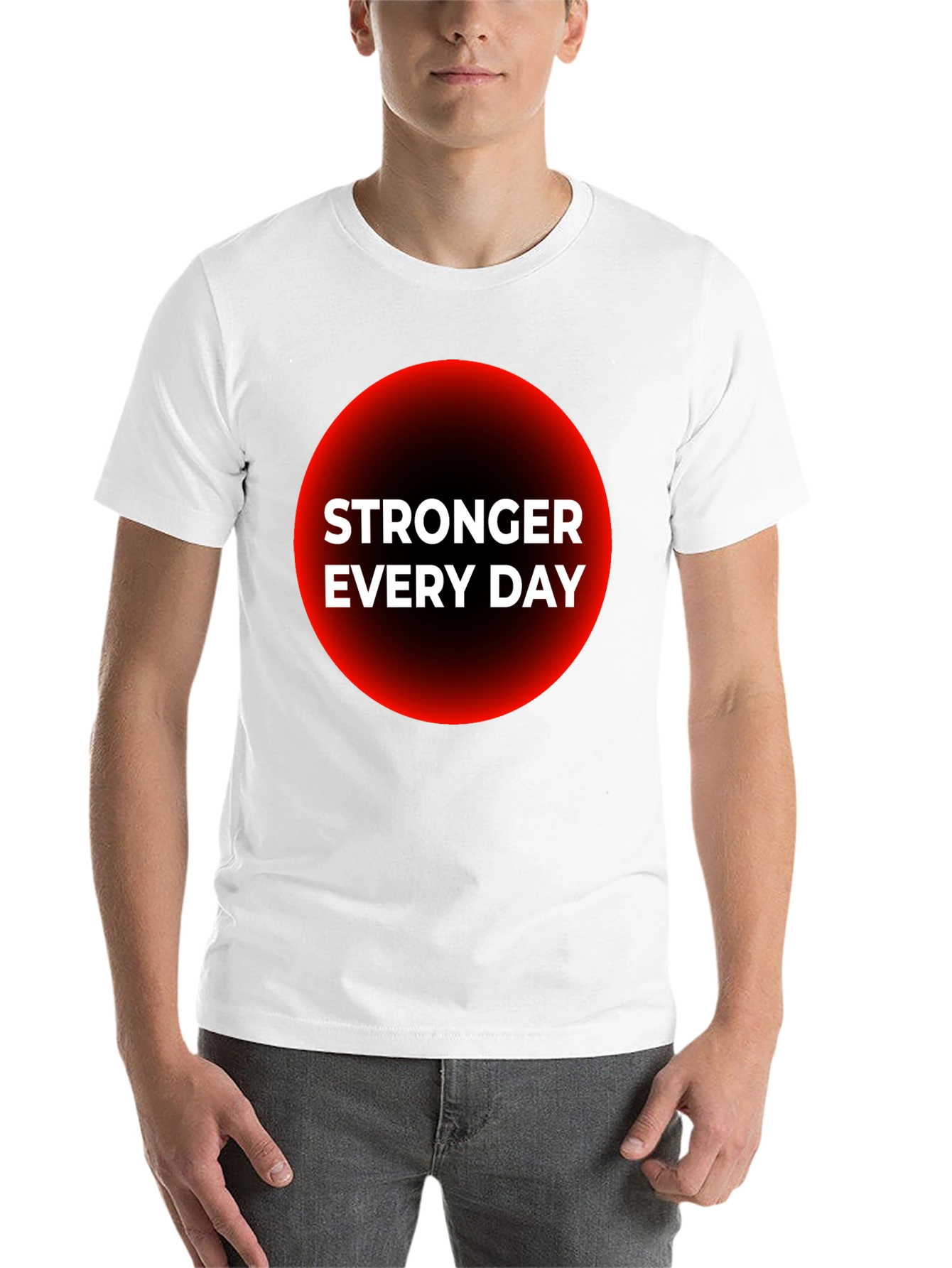 Black Stronger Everyday Graphic T-Shirt - Black view 14