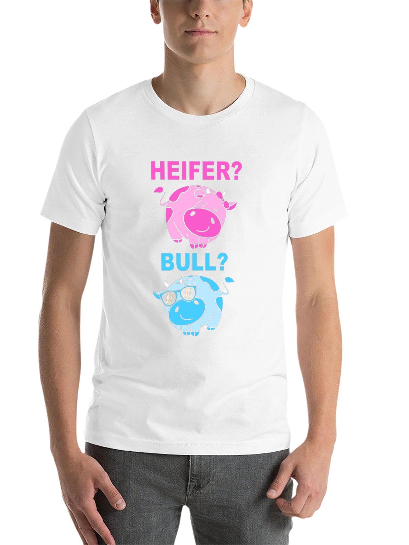 Black Heifer or Bull? Graphic T-Shirt view 14