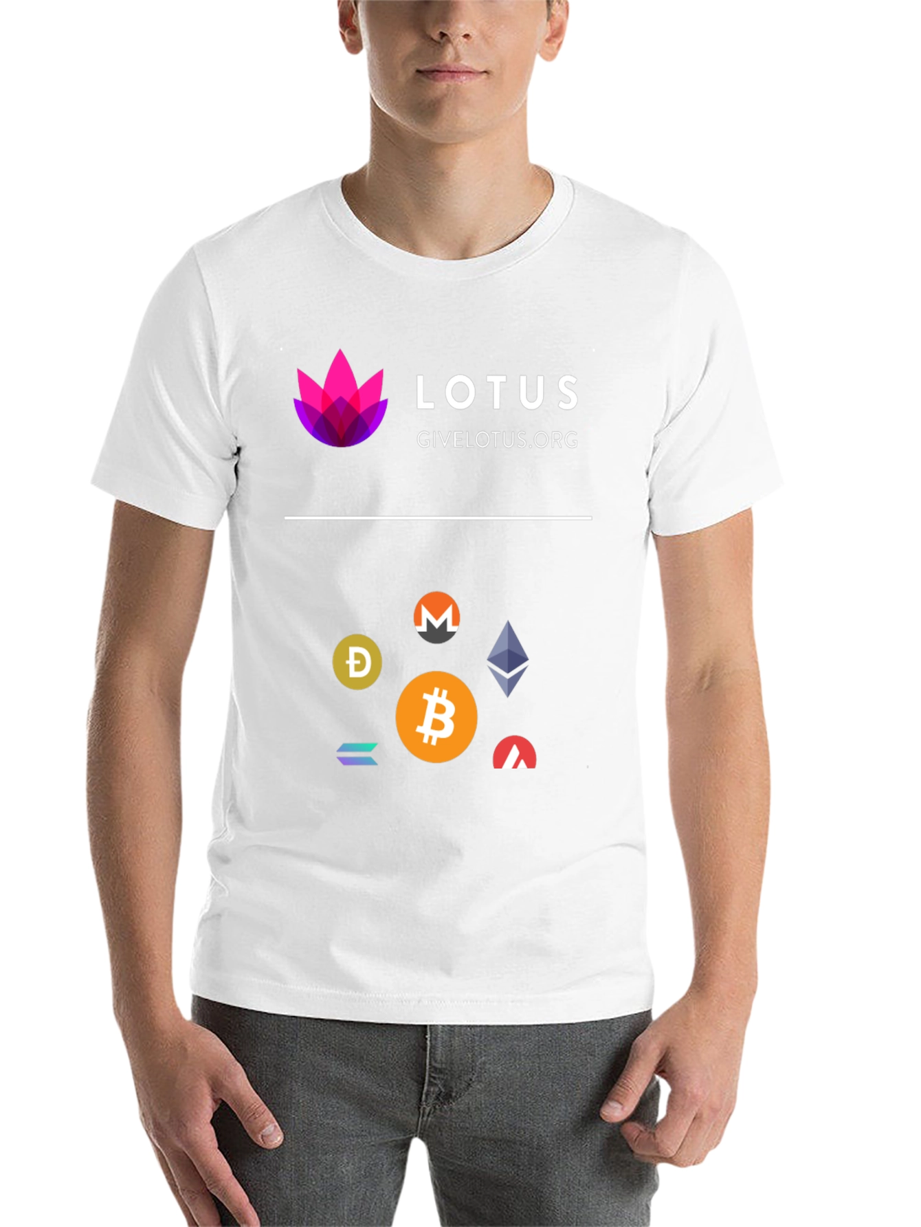 Black Lotus Cryptocurrency T-Shirt - Black Cotton Blend view 14