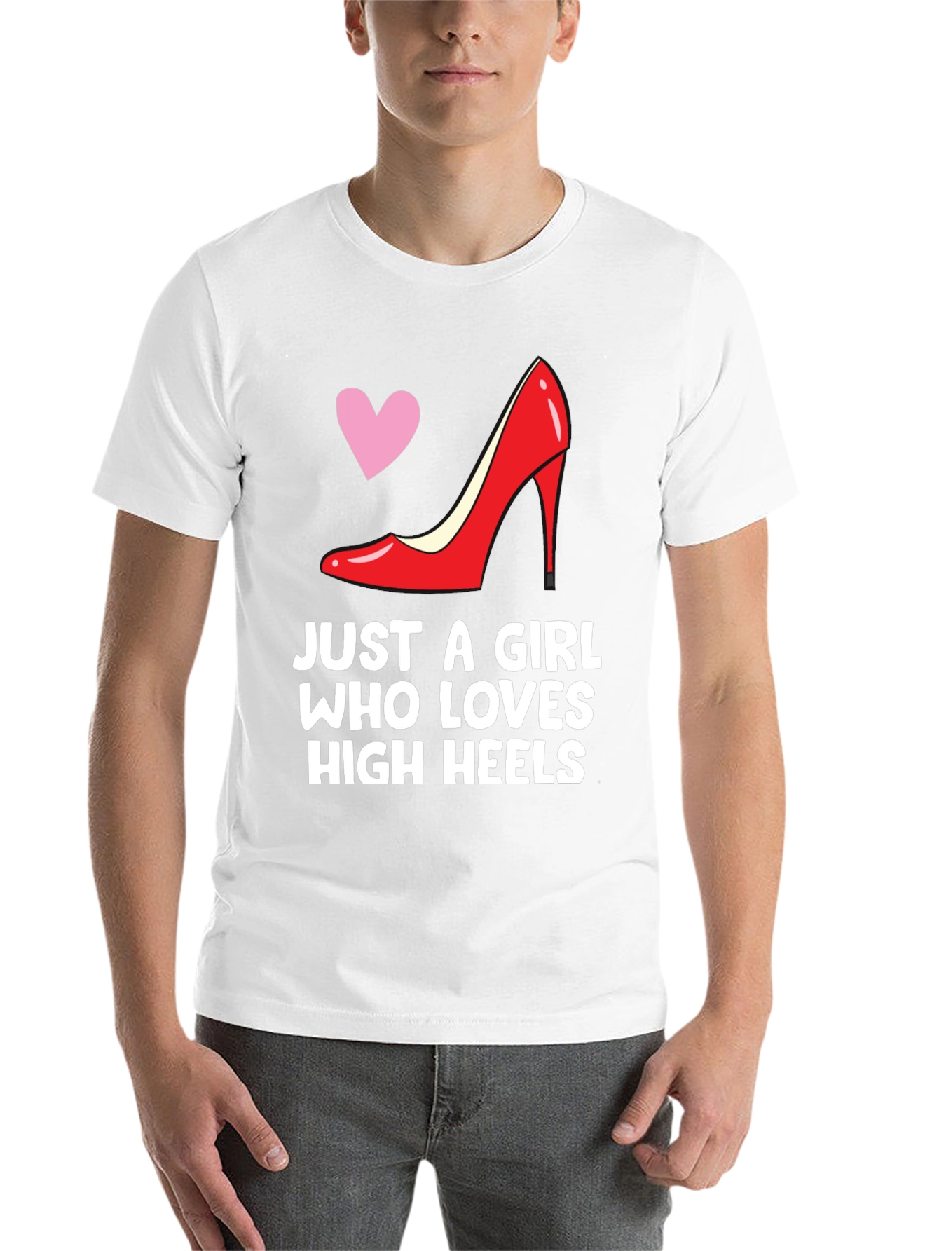 Black High Heels Lover T-Shirt - Stylish Design view 14