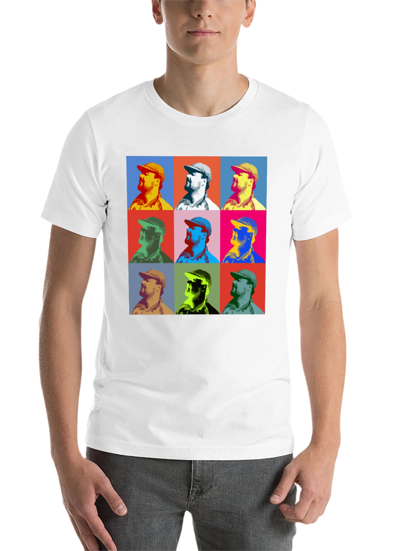 Black Pop Art Graphic Tee - Bold & Unique Style view 14