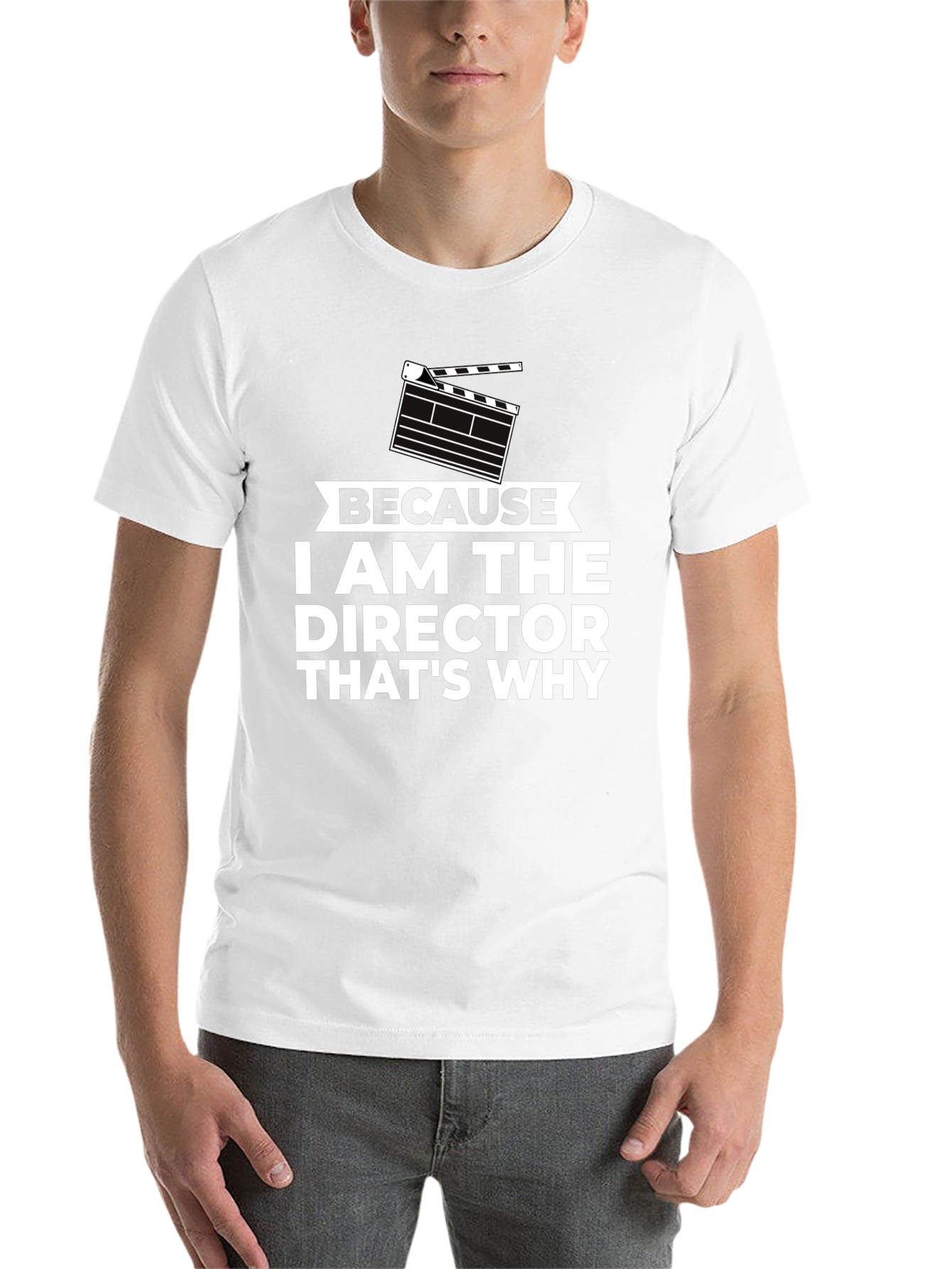 Black Director T-Shirt - Because I Am The Director view 14