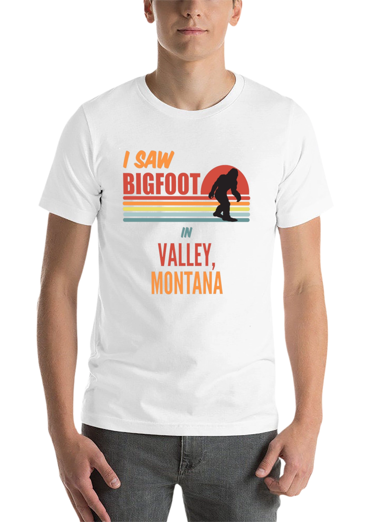 Black Bigfoot Valley Montana Tee view 14