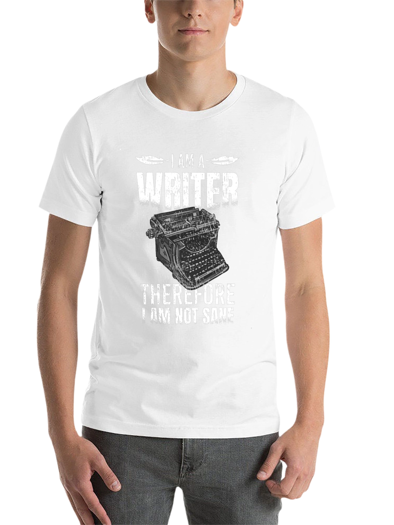 Black I am a Writer T-Shirt - Sarcastic Novelist Gift view 14