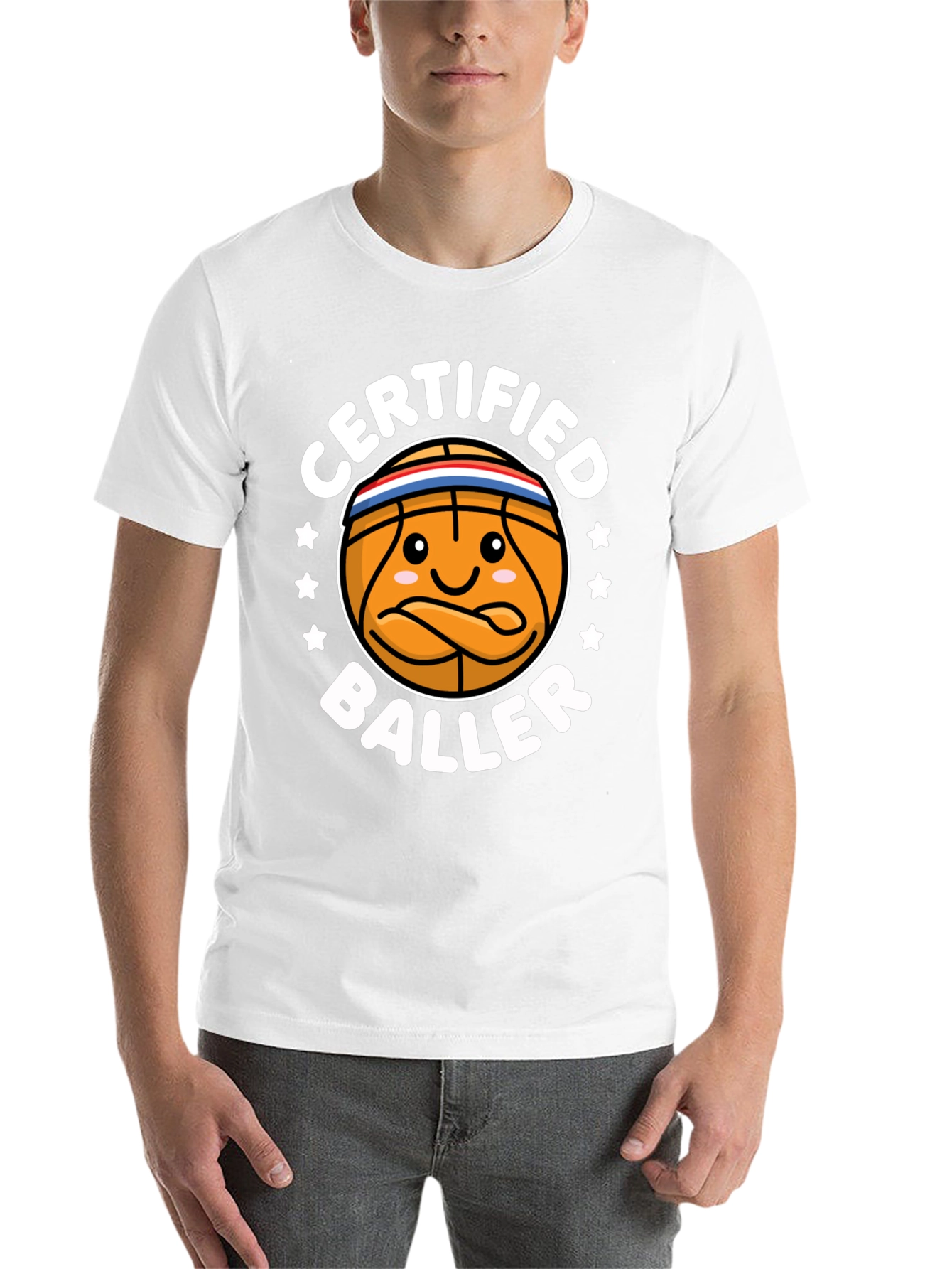 Black Certified Baller Basketball T-Shirt view 14