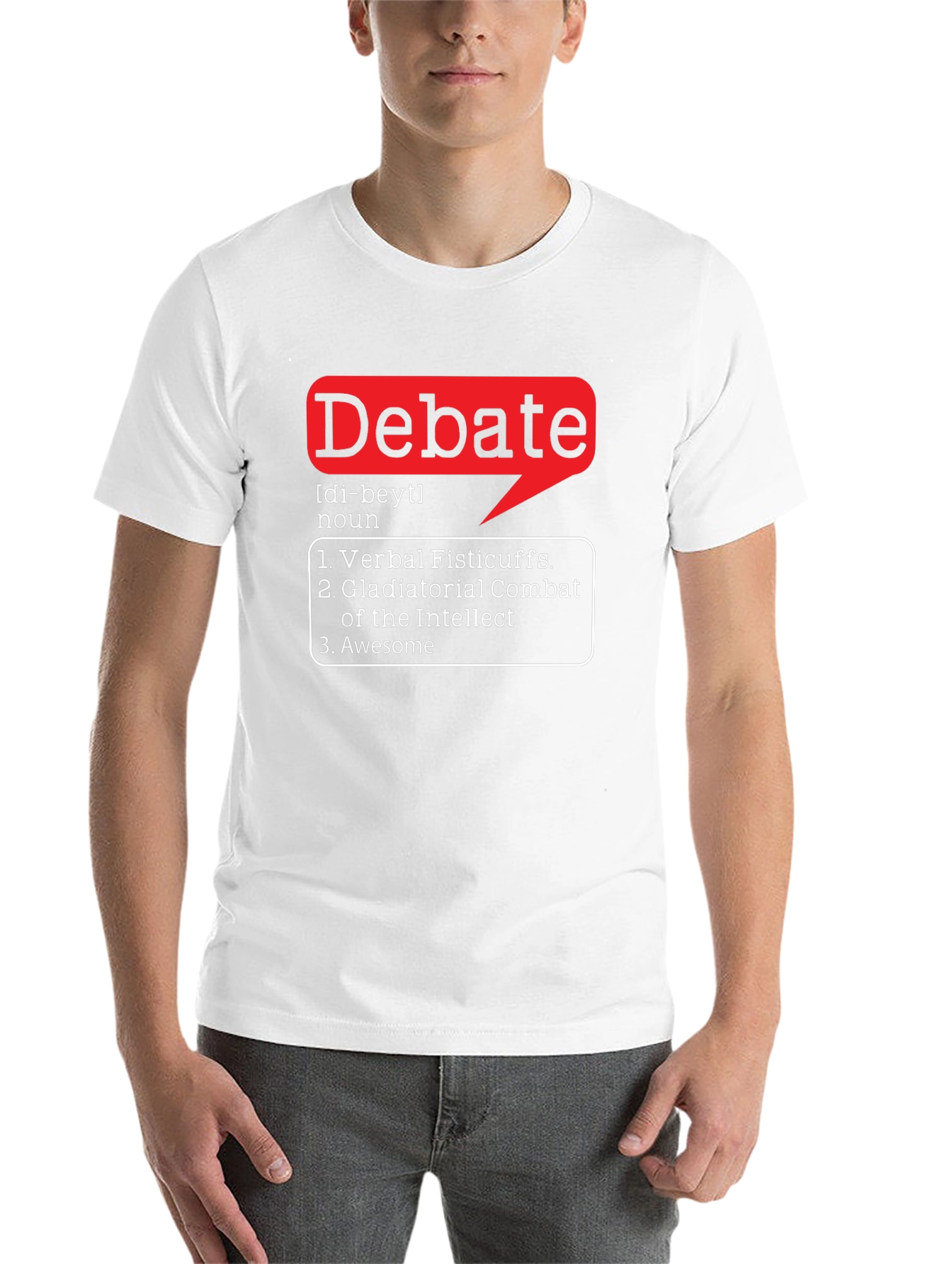 Black Debate Definition Black T-Shirt view 14