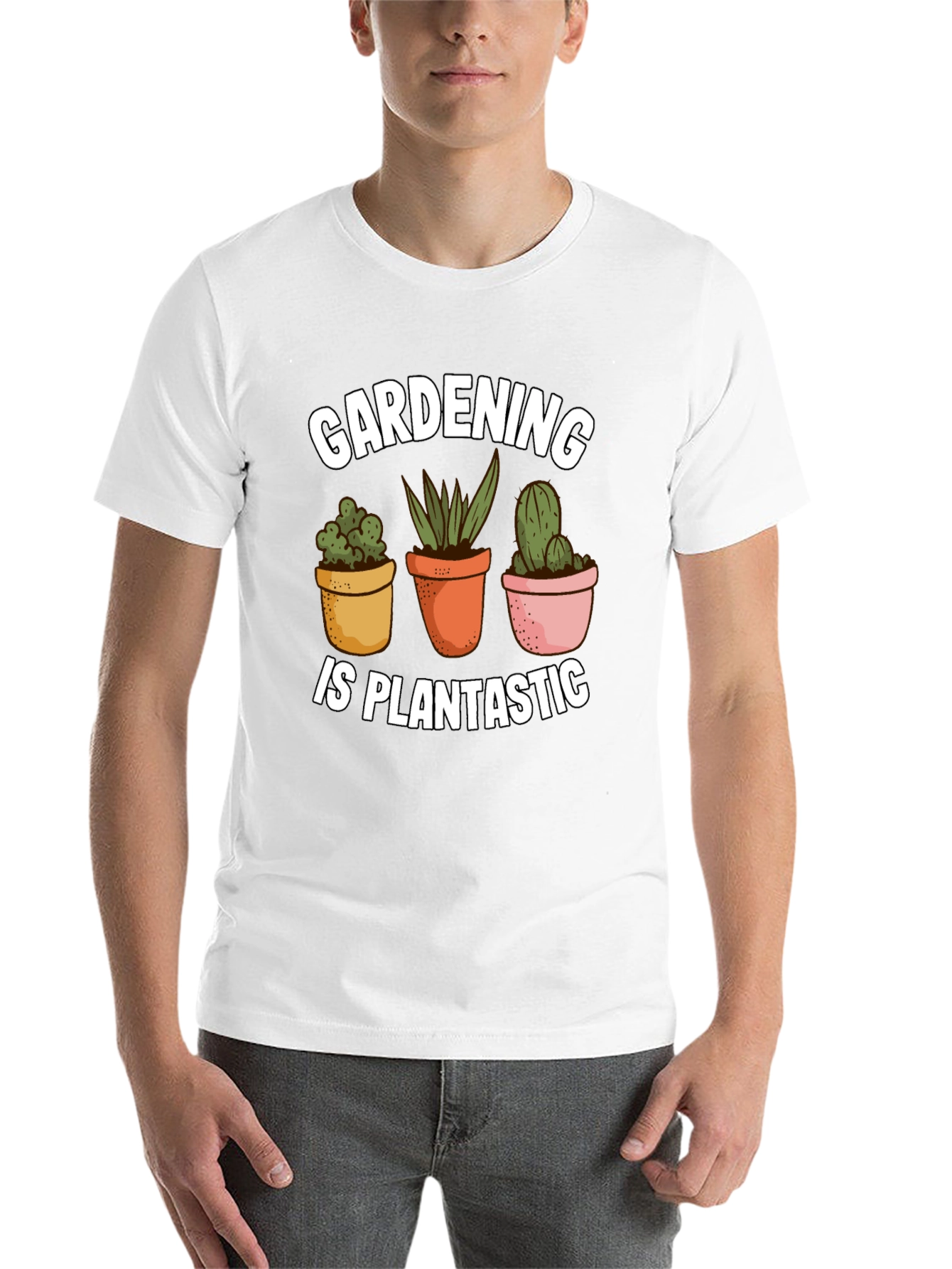 Black Gardening is Plantastic T-Shirt view 14
