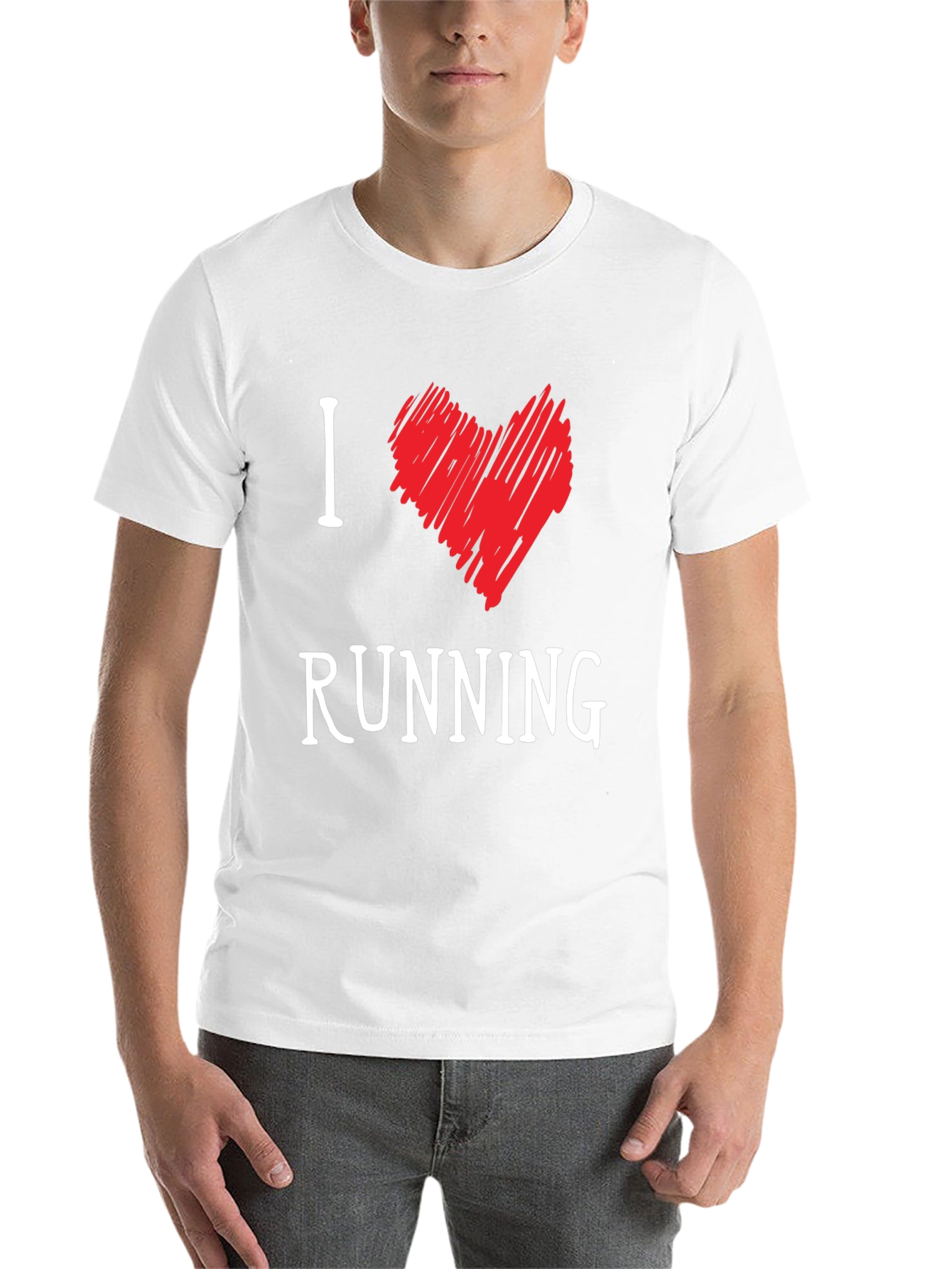 Black I Heart Running Graphic Tee view 14