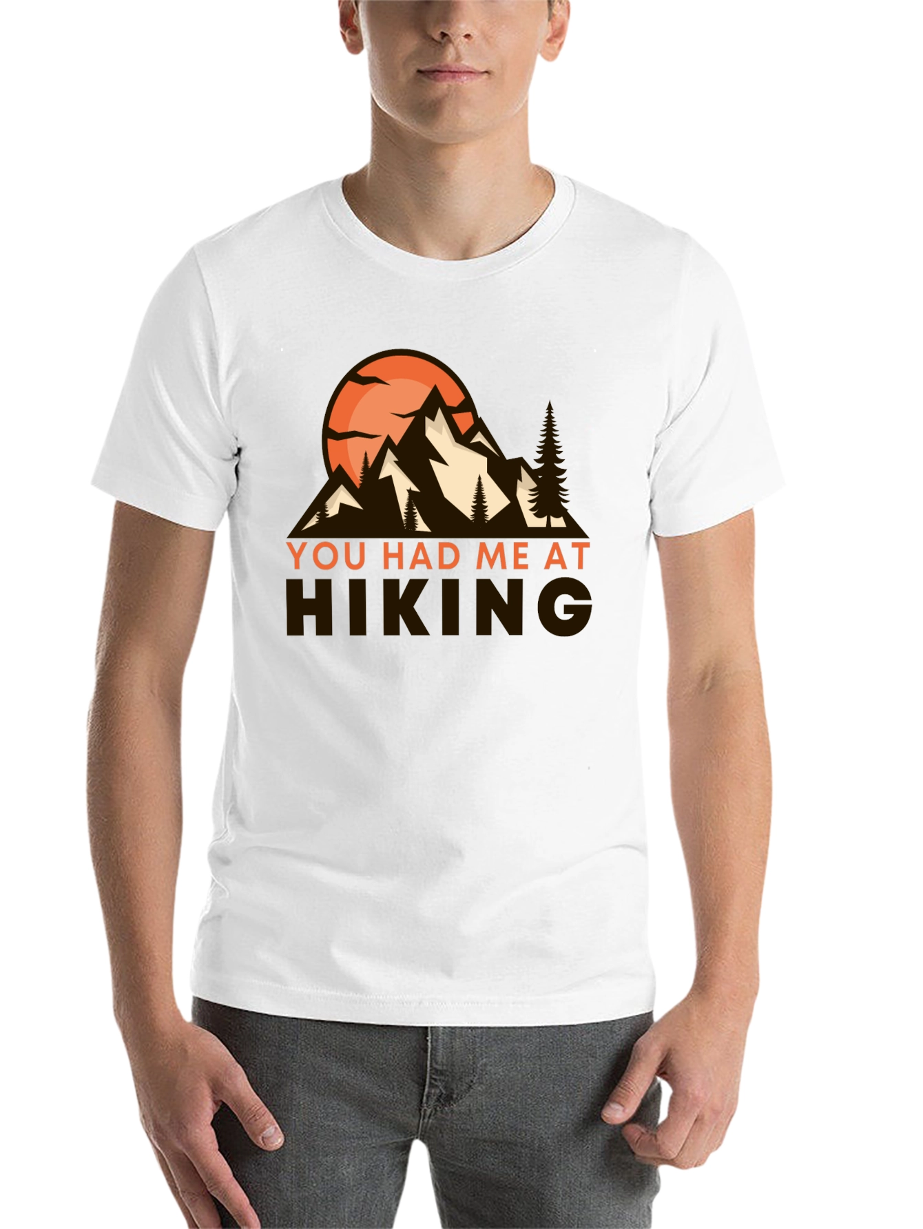 Hiking Graphic Tee - You Had Me At Hiking - 14