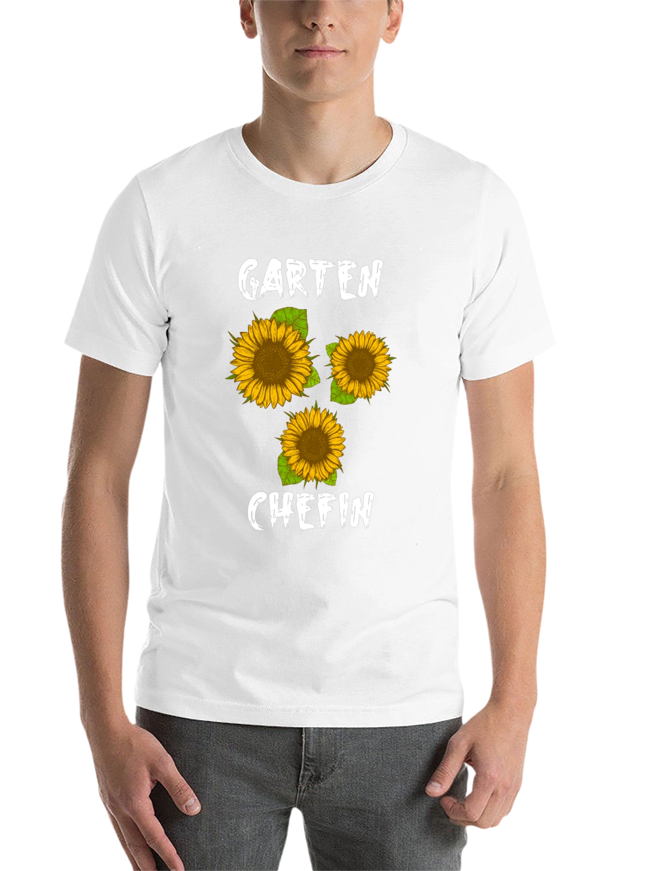Black Garten Chefin Sunflower Graphic T-Shirt view 14