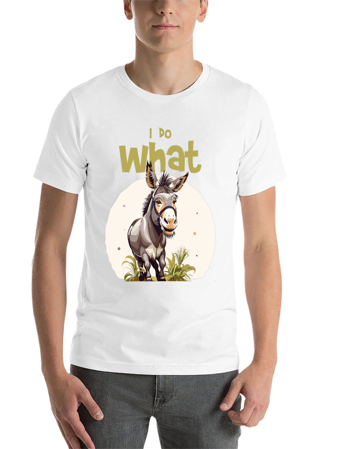 Black I DO What I Want Donkey T-Shirt view 14