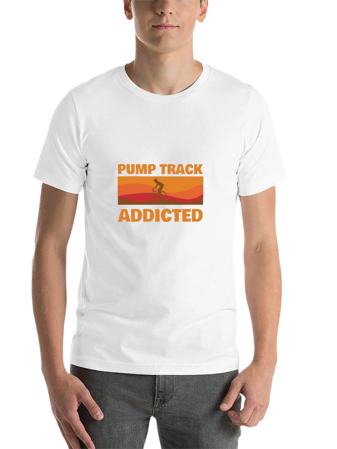 Black Pump Track Addicted Graphic T-Shirt view 14
