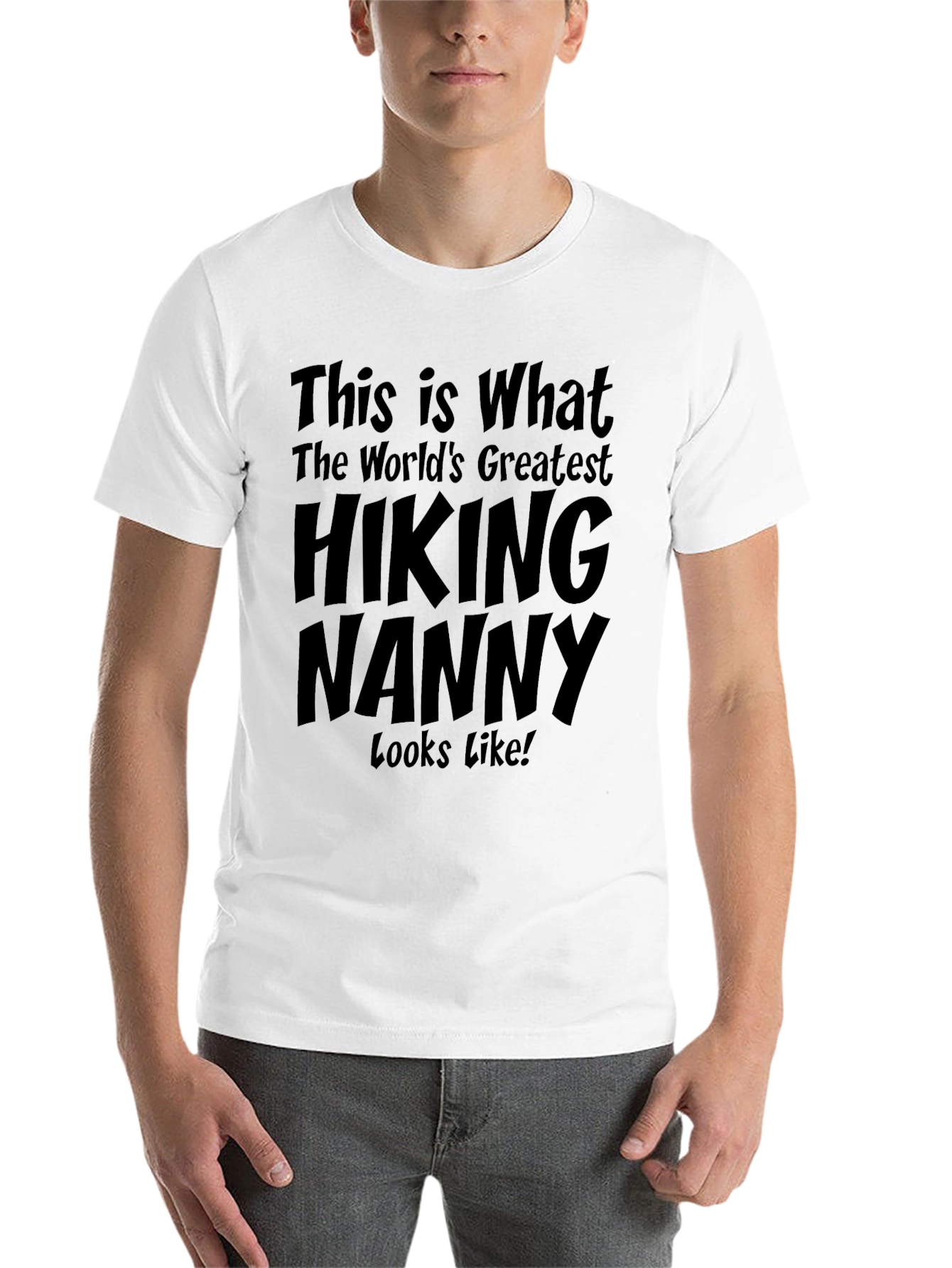 Black Hiking Nanny Graphic T-Shirt view 14