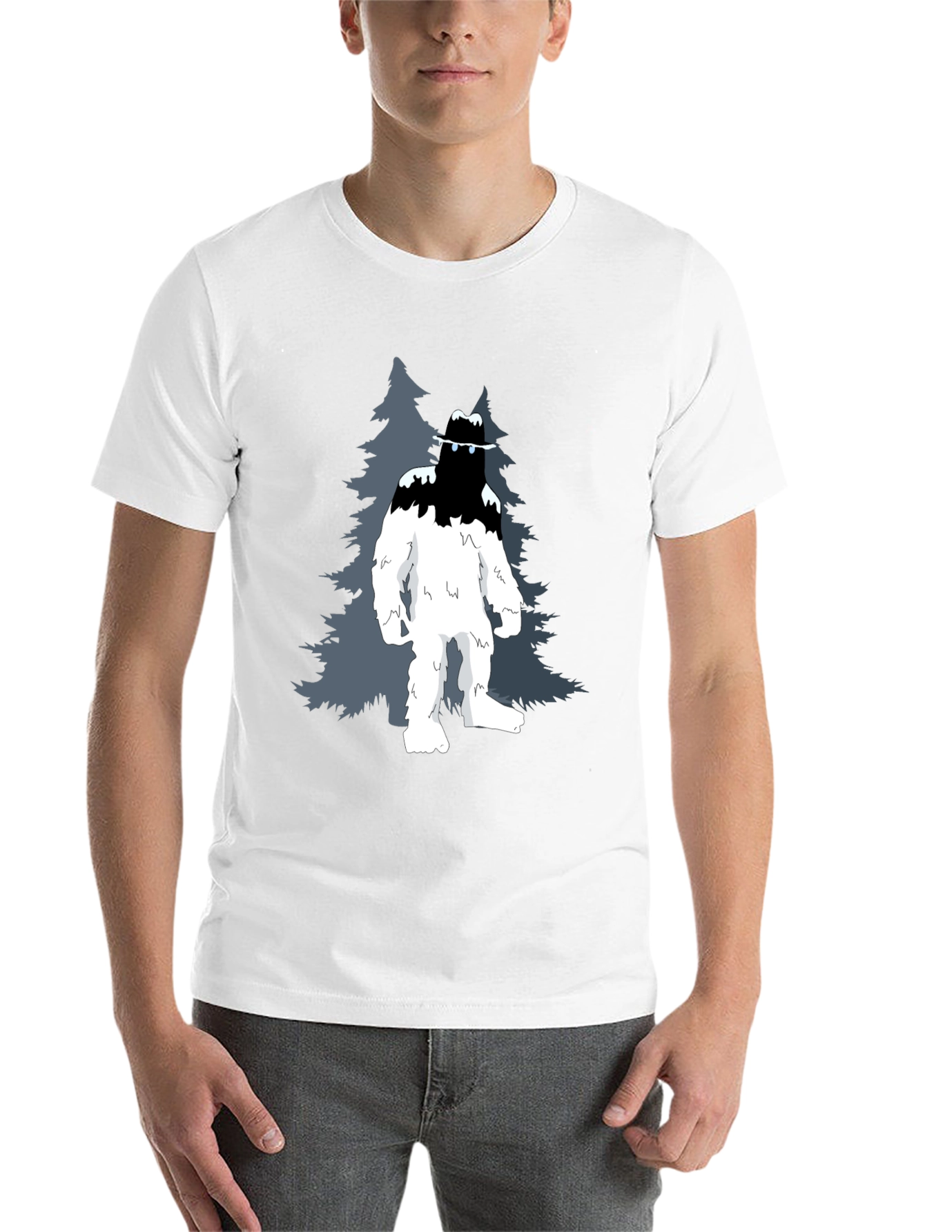 Black Sasquatch Graphic Tee - Mystery in the Mountains view 14