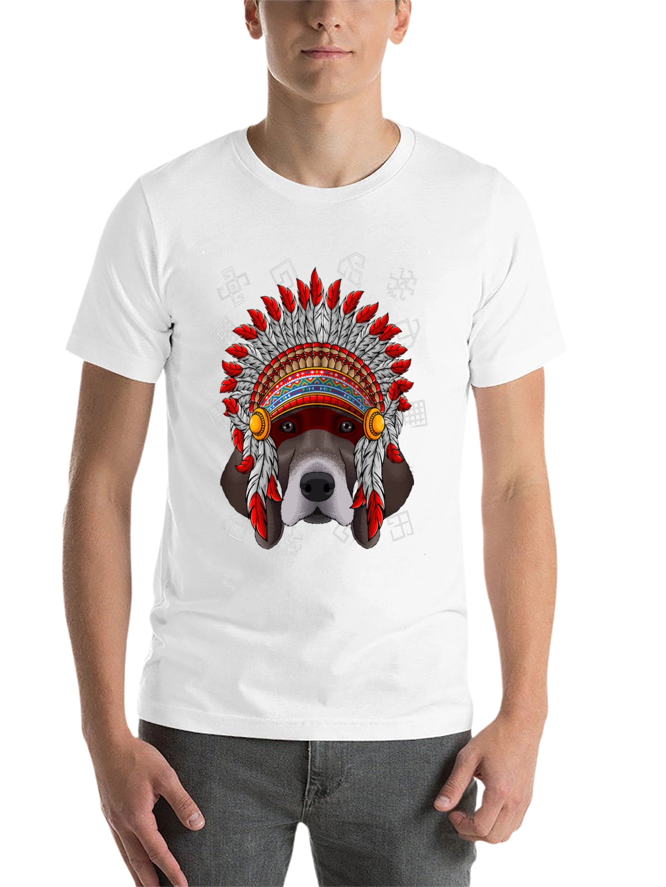 Black Dog Headdress T-Shirt view 14