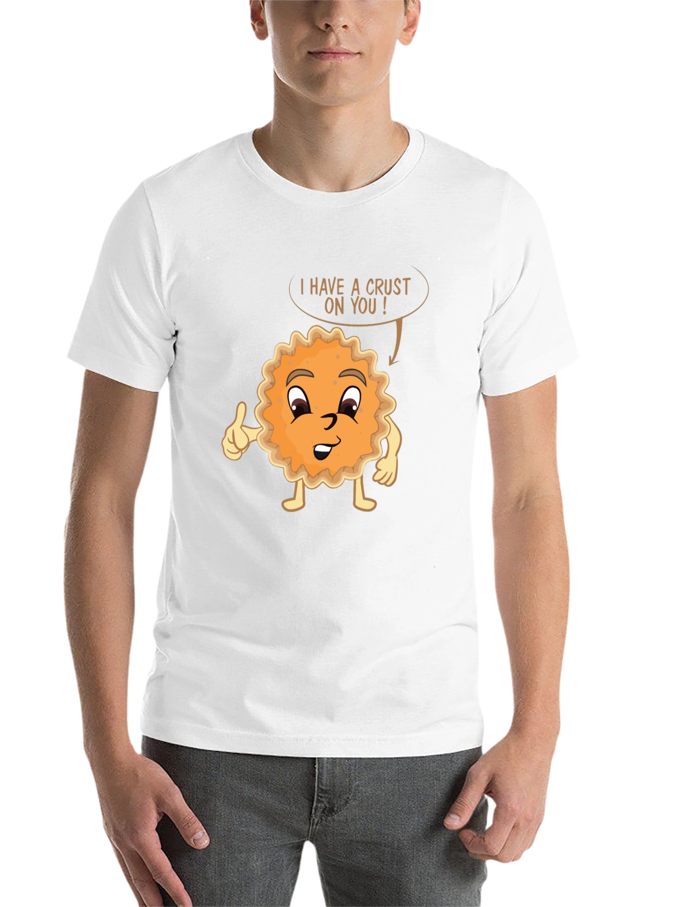 Funny Pie Pun T-Shirt - I Have A Crust On You! - 14