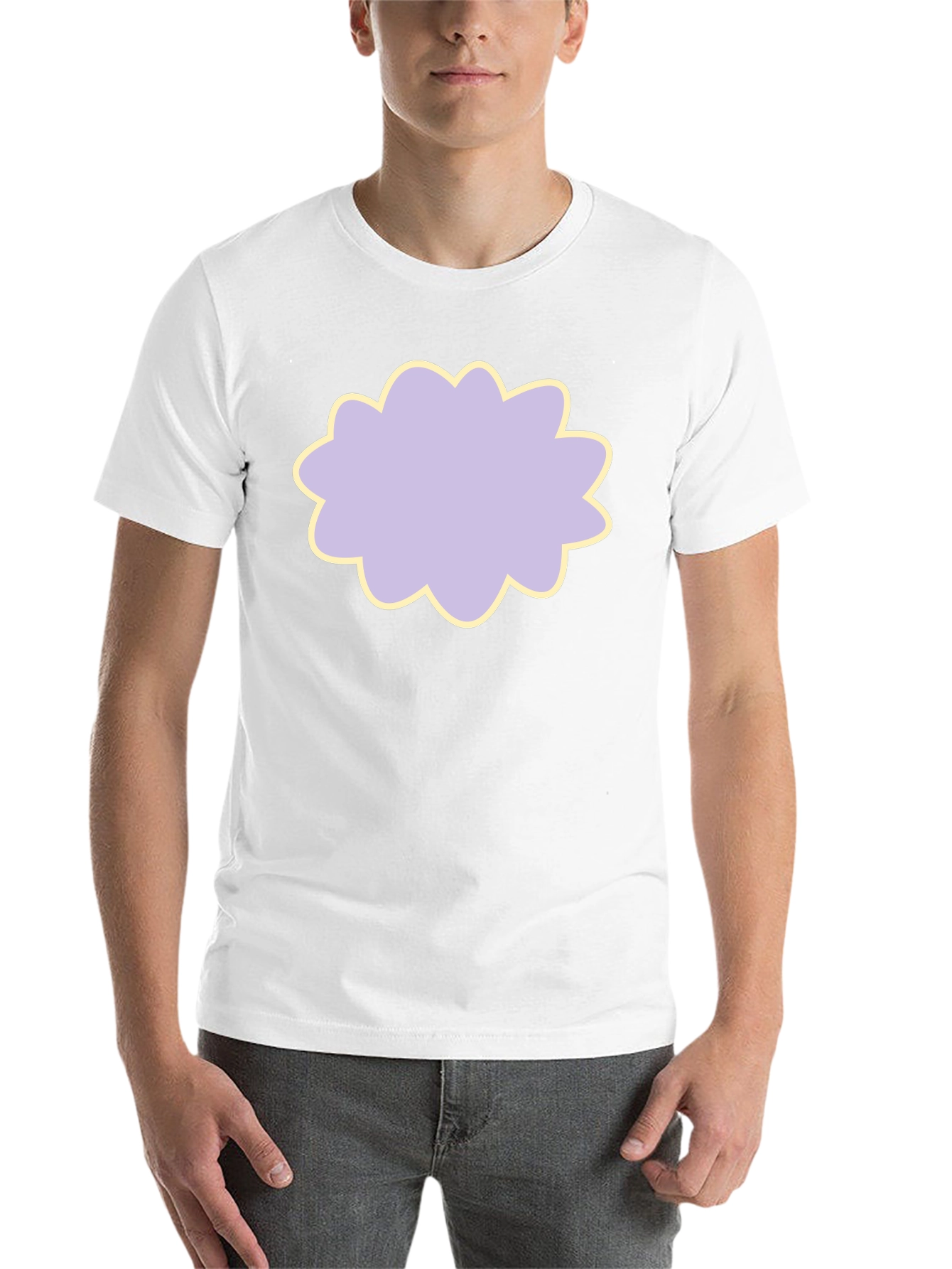 Black Lilac Cloud T-Shirt - Soft & Stylish view 14