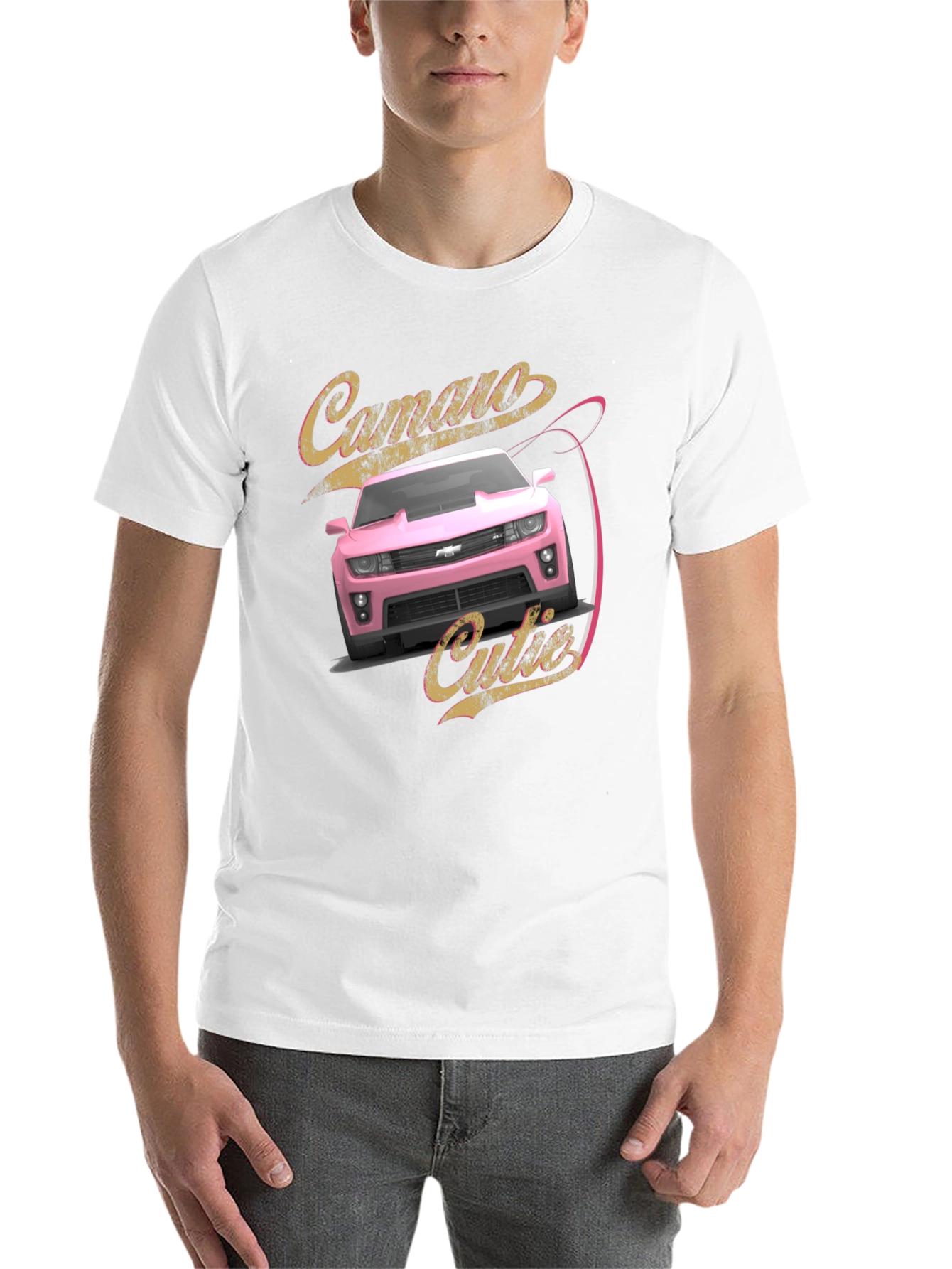 Black Camaro Cutie T-Shirt - Black Graphic Tee view 14