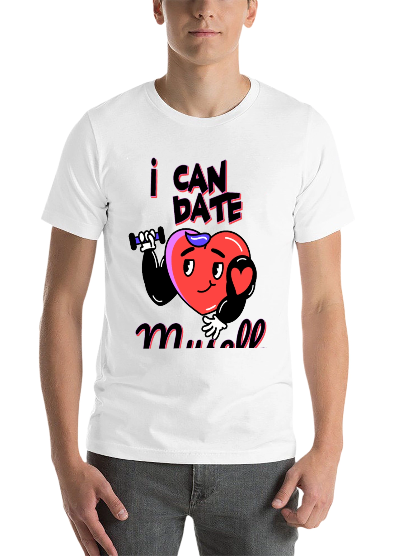 Black I Can Date Myself T-Shirt view 14