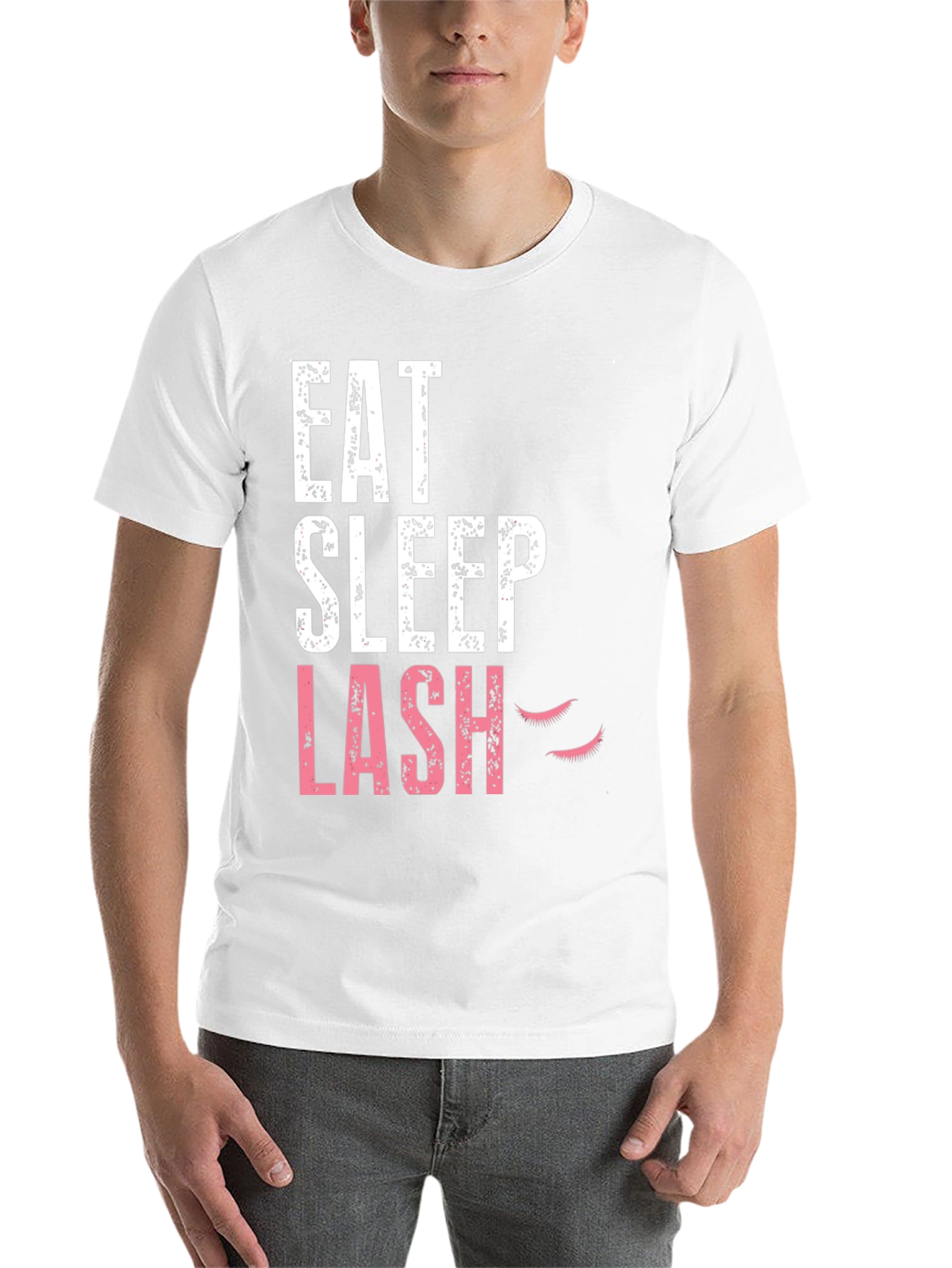 Black Eat Sleep Lash Black Graphic Tee view 14