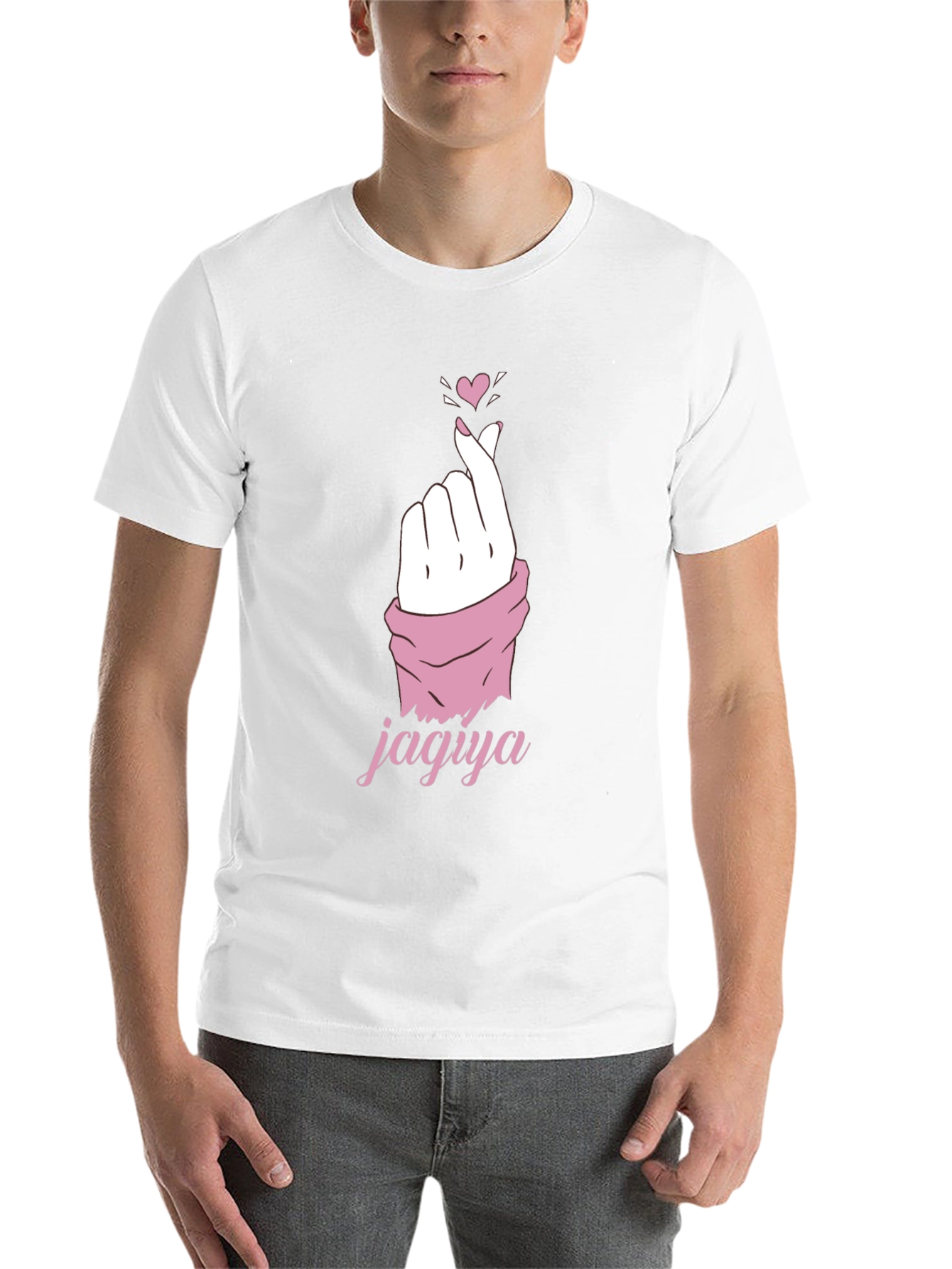 Black Heart Gesture Graphic Tee - Jagya Love view 14