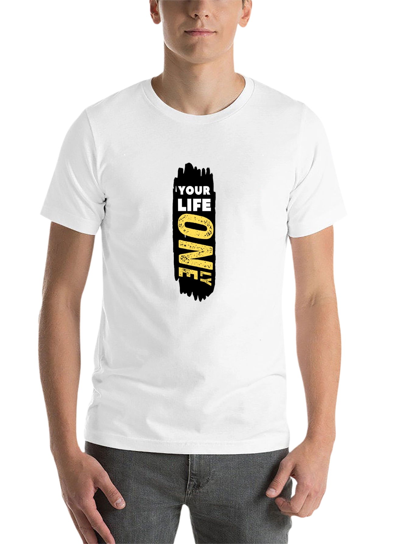 Black Your Life Only Black Graphic Tee view 14