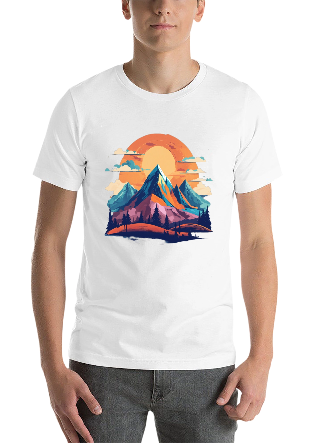 Black Mountain Sunset Graphic Tee view 14