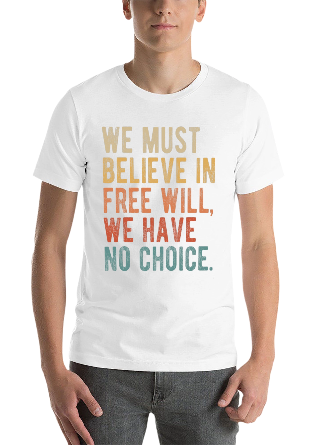 Black Free Will T-Shirt - We Must Believe Tee view 14